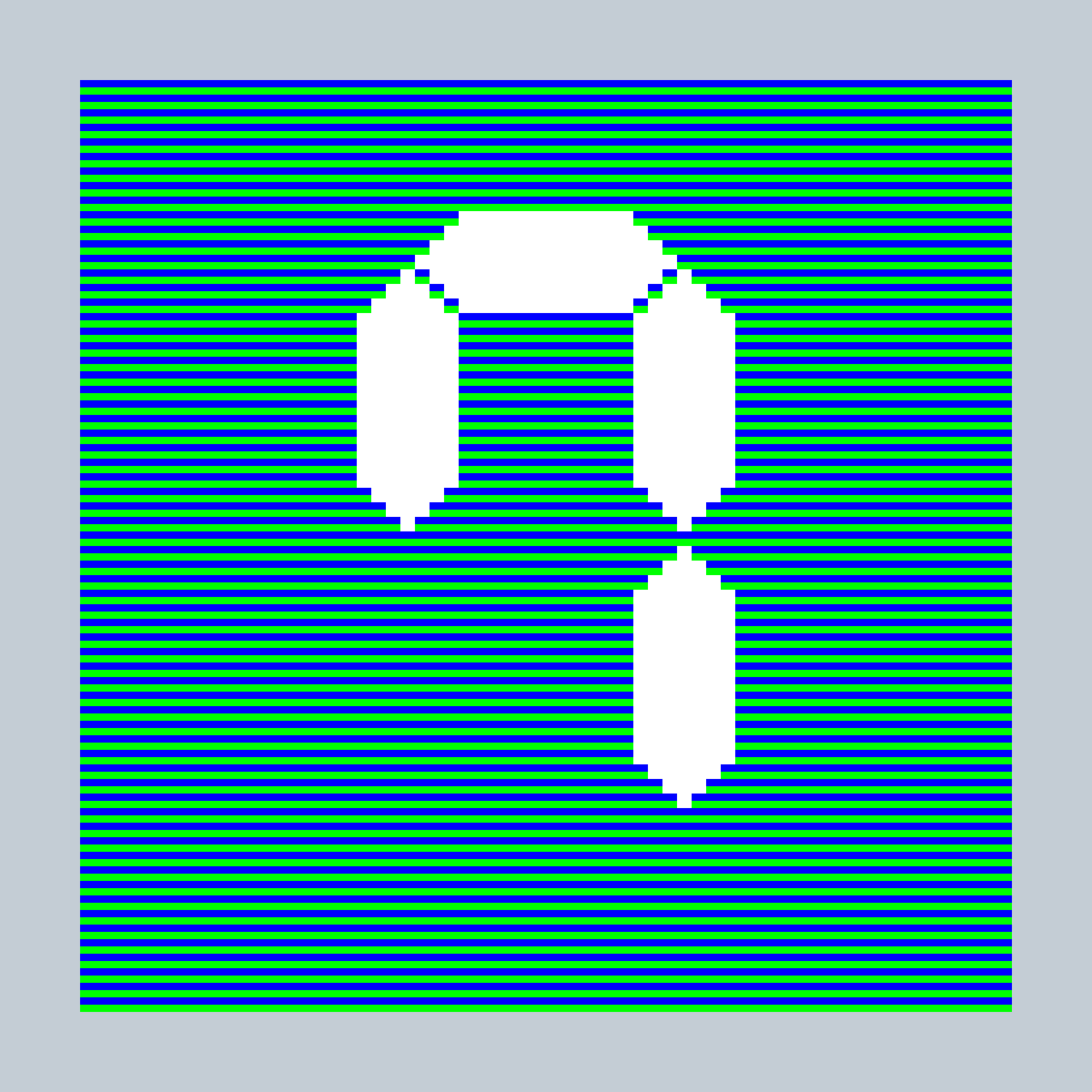 Art Blocks - Art Blocks v2 - 27-Bit Digital #204 - NFT # 21000204