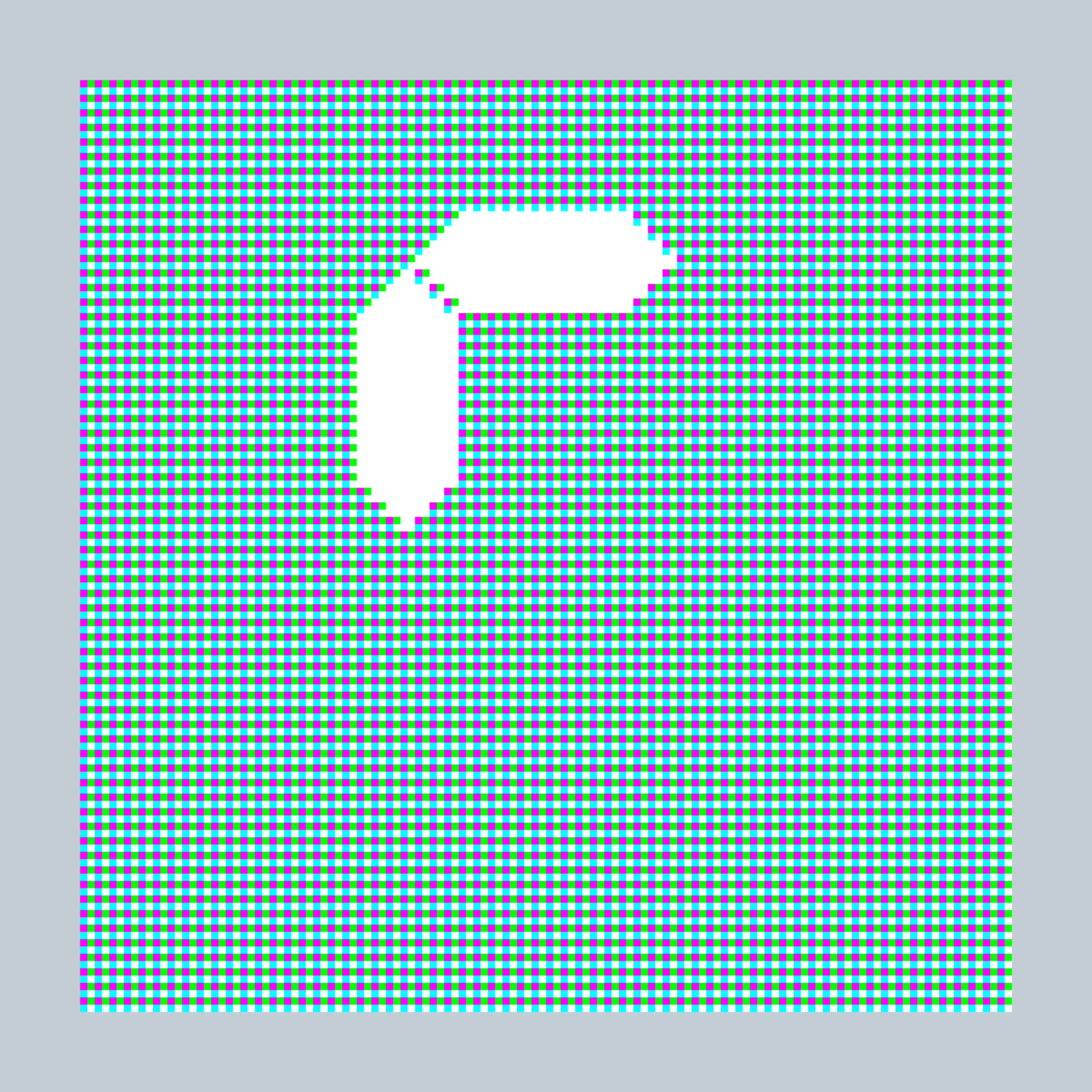 Art Blocks - Art Blocks v2 - 27-Bit Digital #210 - NFT # 21000210