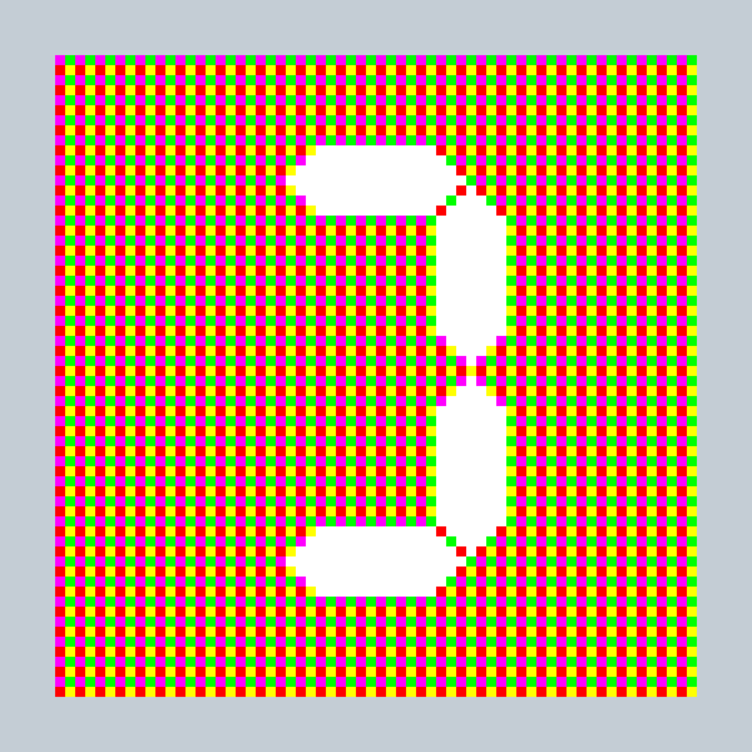 Art Blocks - Art Blocks v2 - 27-Bit Digital #215 - NFT # 21000215