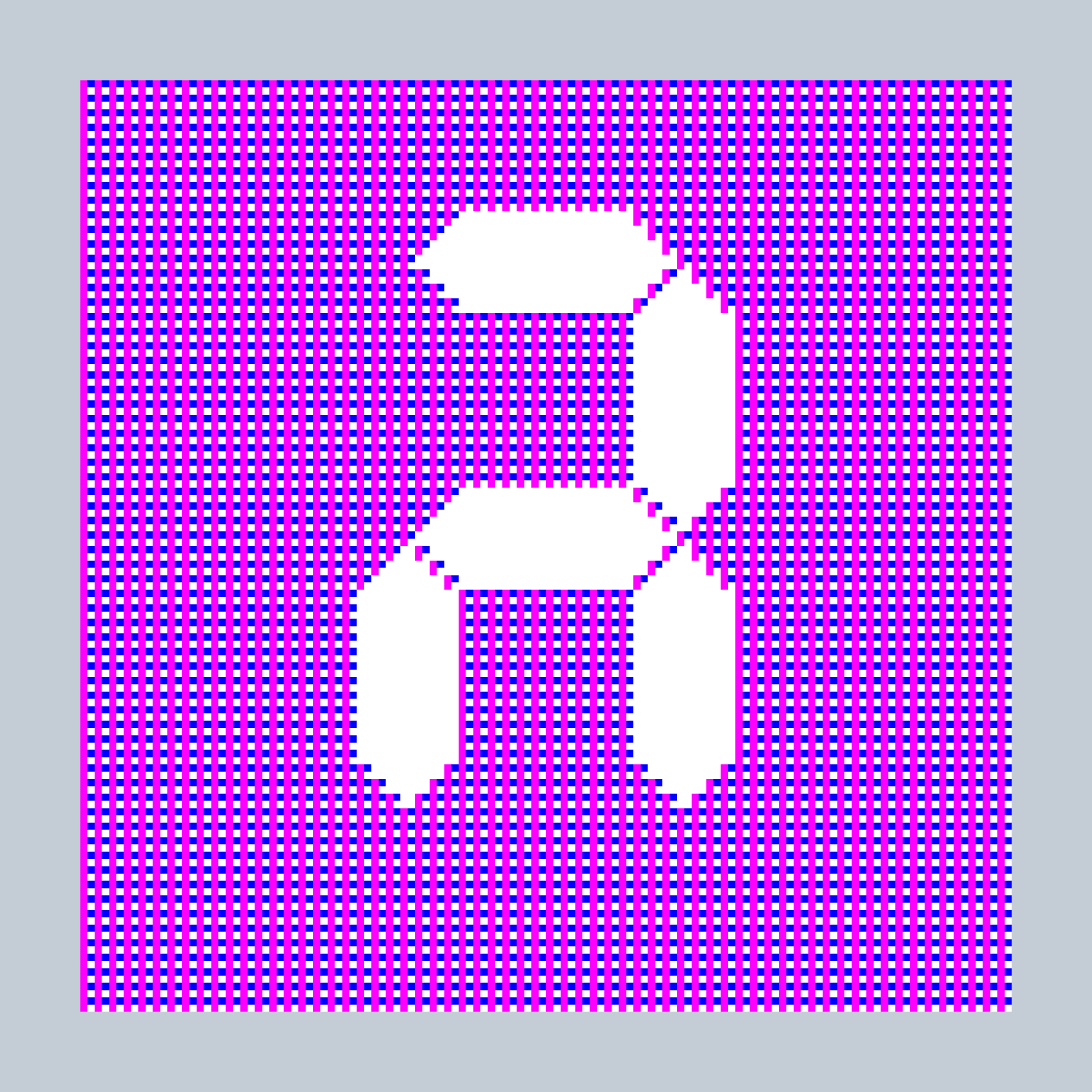 Art Blocks - Art Blocks v2 - 27-Bit Digital #216 - NFT # 21000216