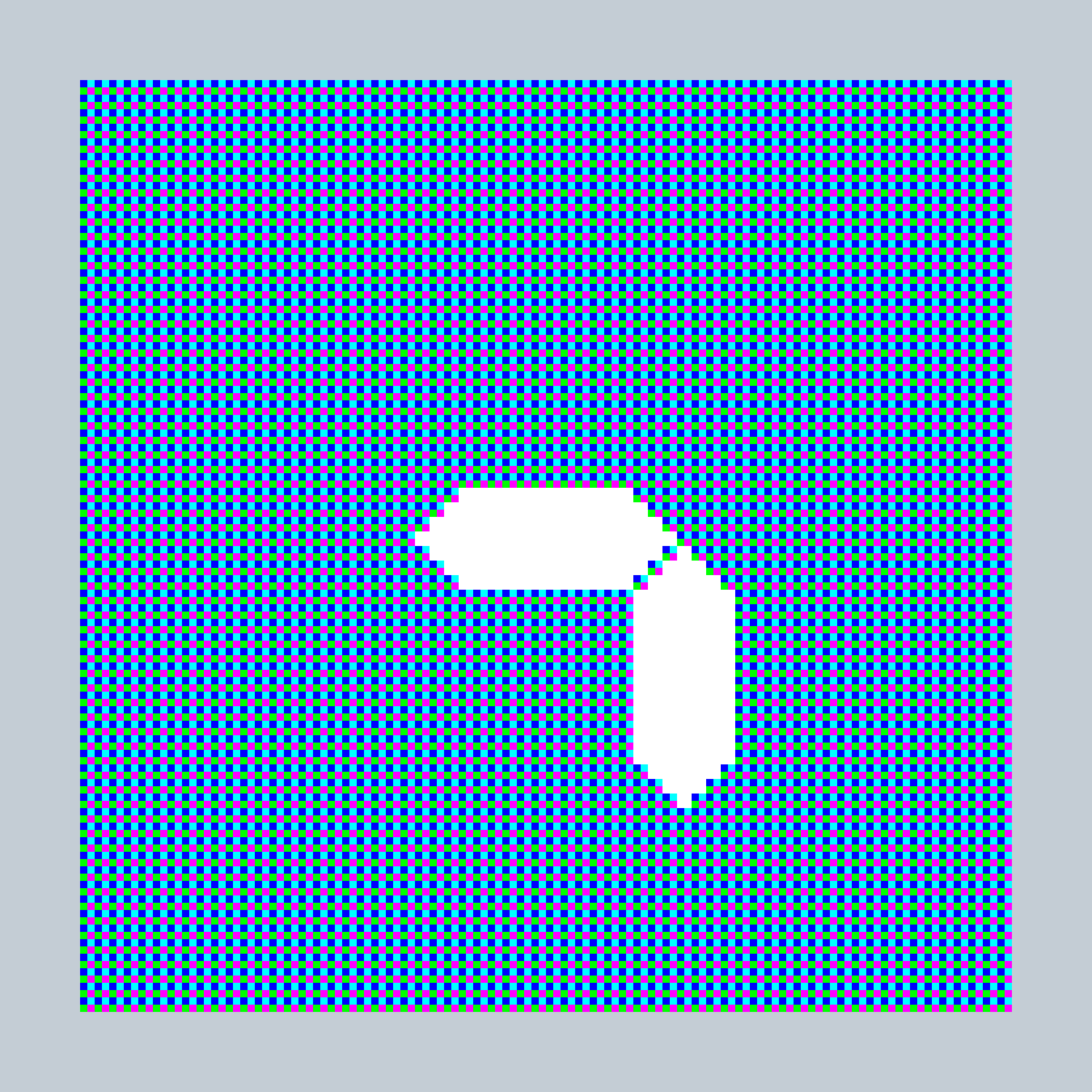 Art Blocks - Art Blocks v2 - 27-Bit Digital #217 - NFT # 21000217