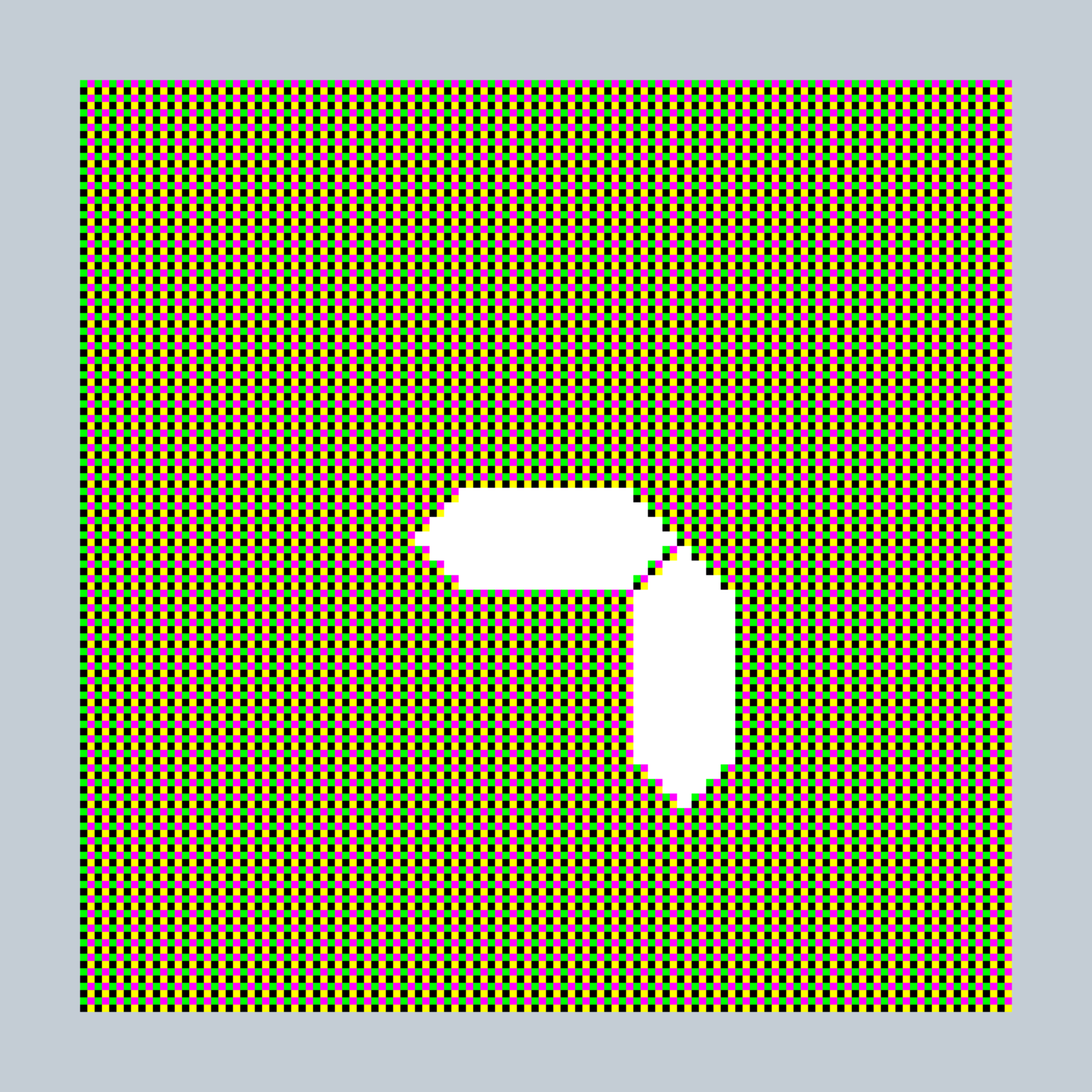 Art Blocks - Art Blocks v2 - 27-Bit Digital #225 - NFT # 21000225