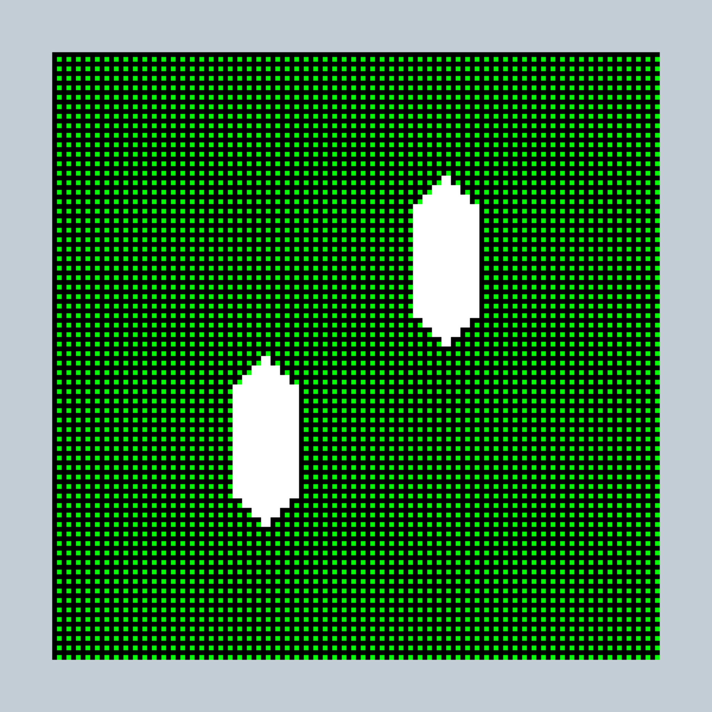 Art Blocks - Art Blocks v2 - 27-Bit Digital #240 - NFT # 21000240