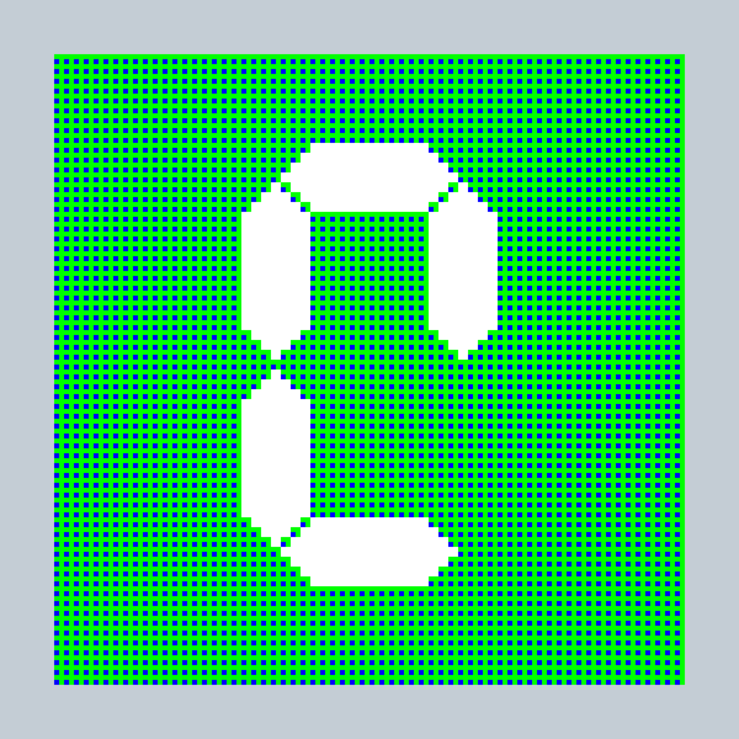 Art Blocks - Art Blocks v2 - 27-Bit Digital #254 - NFT # 21000254