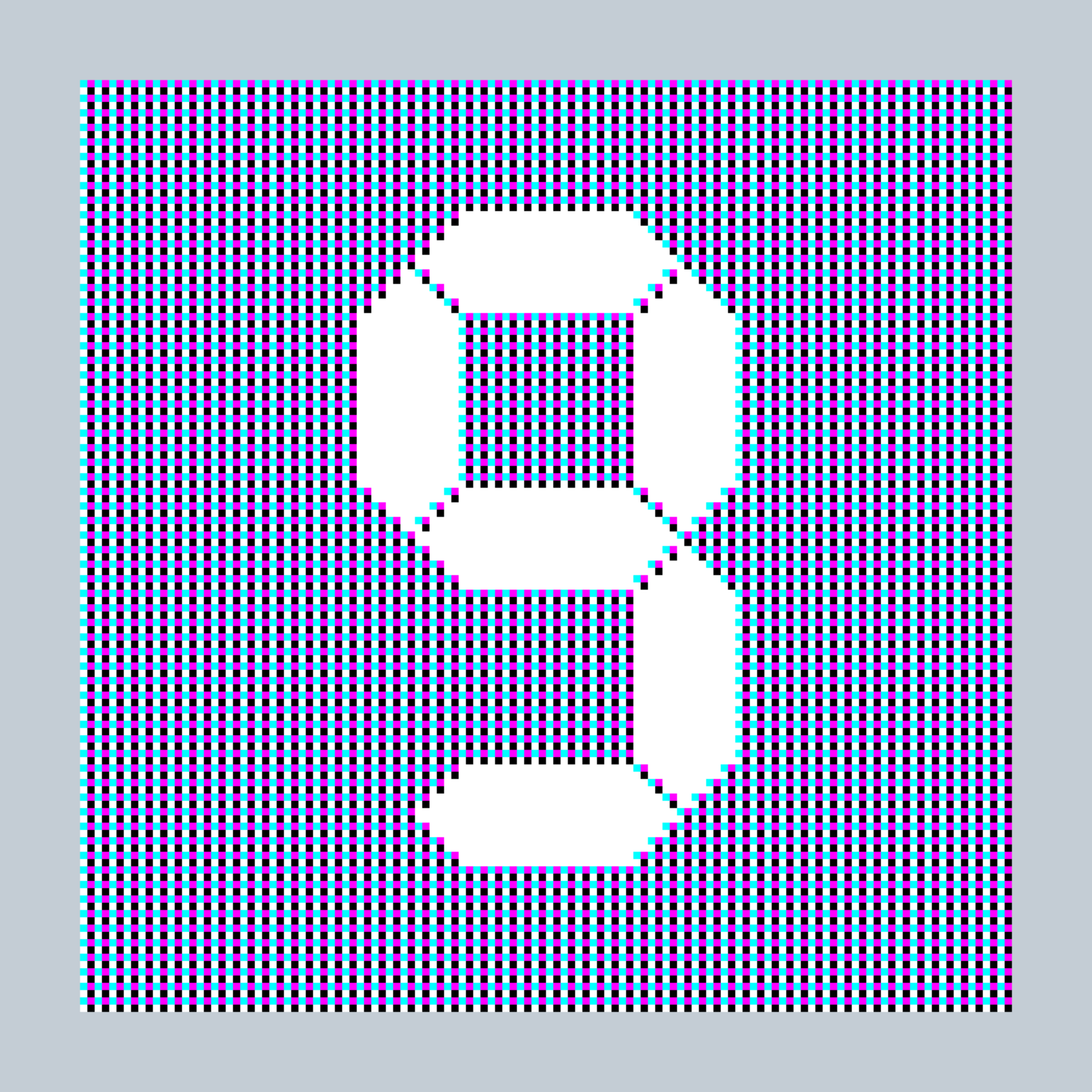 Art Blocks - Art Blocks v2 - 27-Bit Digital #256 - NFT # 21000256