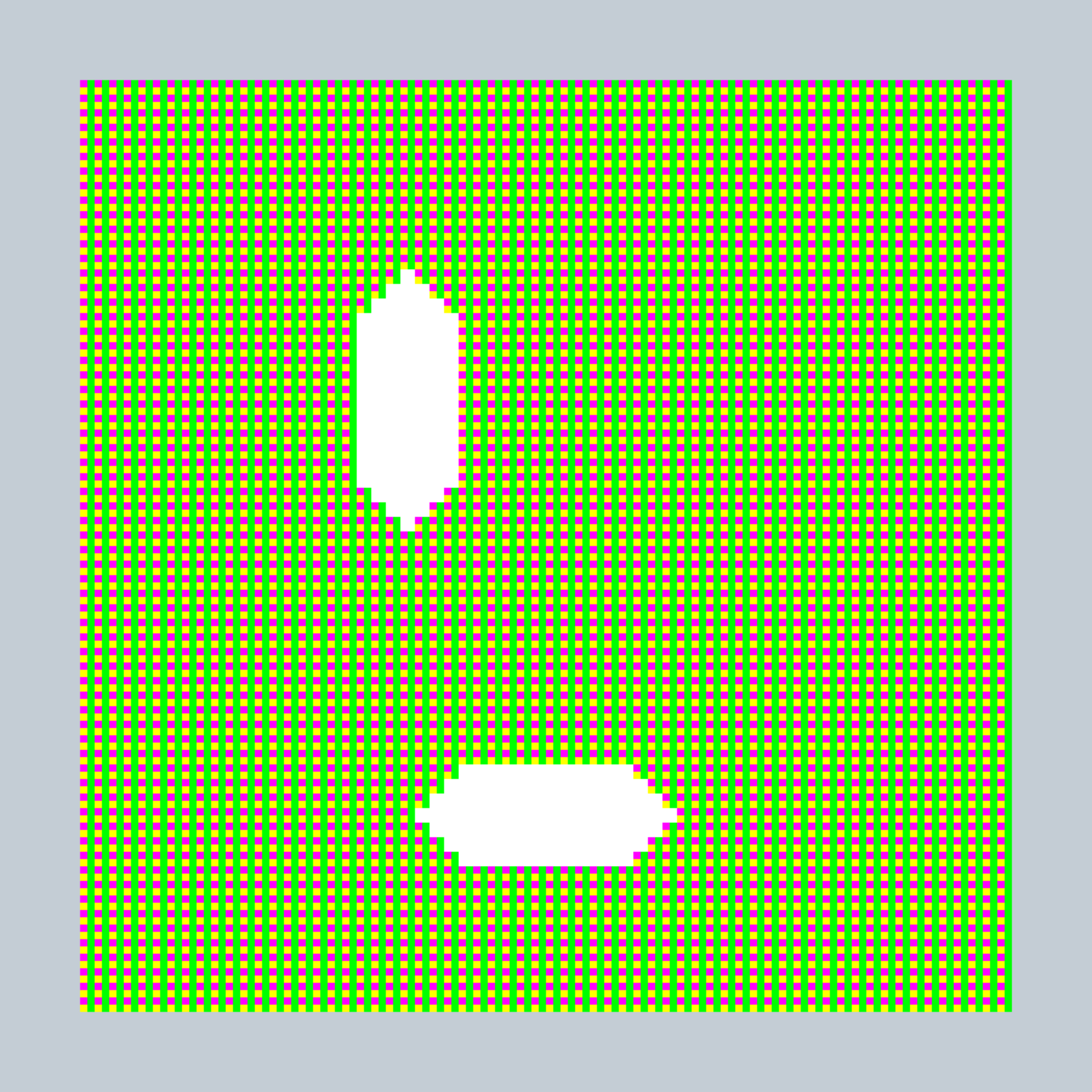 Art Blocks - Art Blocks v2 - 27-Bit Digital #257 - NFT # 21000257