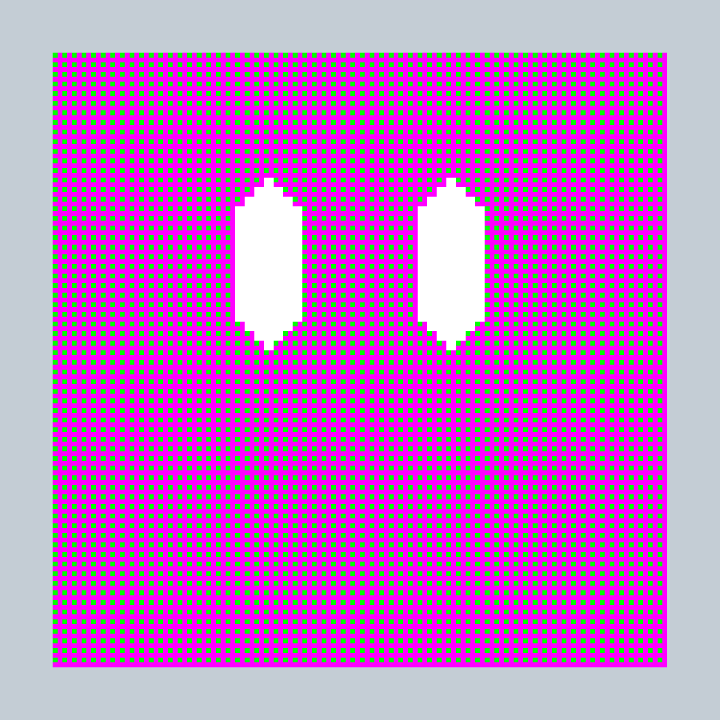 Art Blocks - Art Blocks v2 - 27-Bit Digital #258 - NFT # 21000258