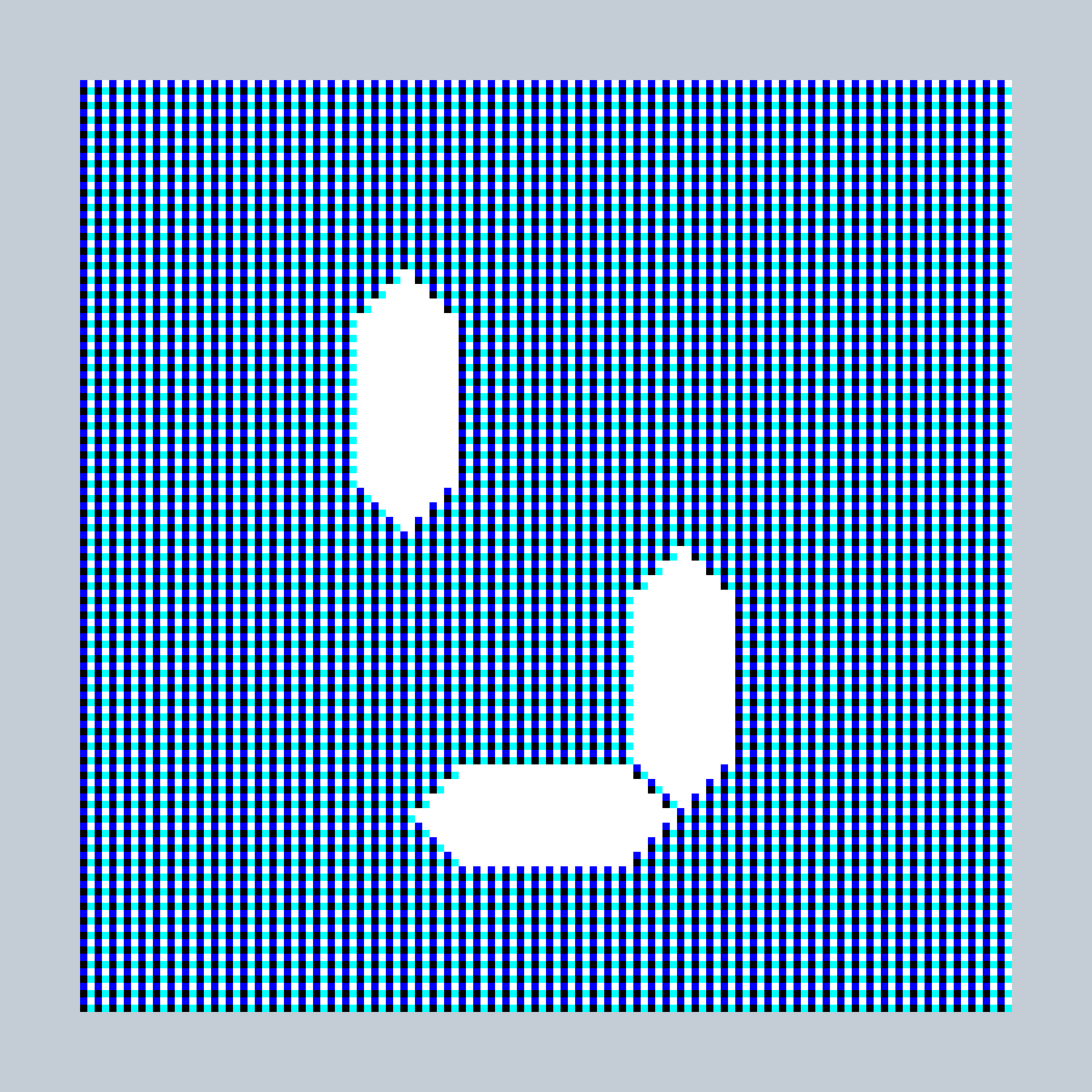 Art Blocks - Art Blocks v2 - 27-Bit Digital #263 - NFT # 21000263