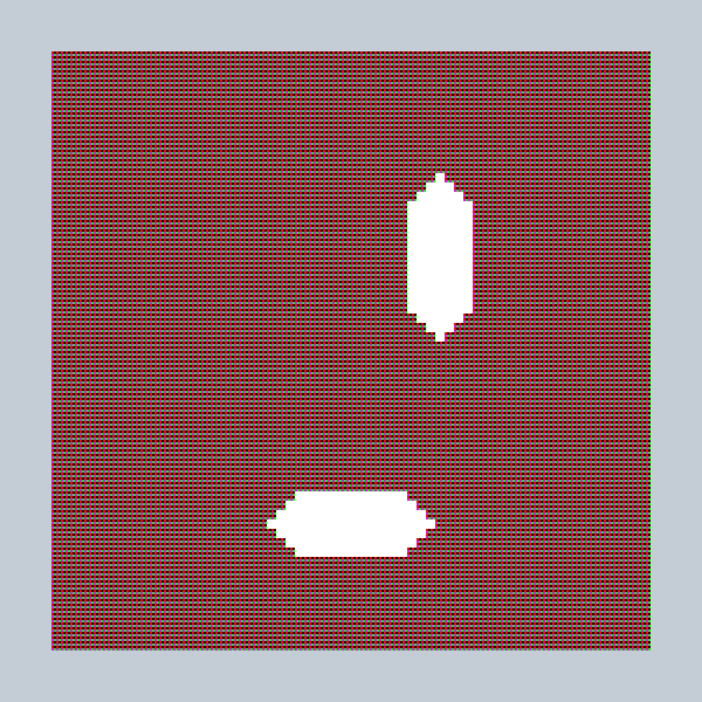 Art Blocks - Art Blocks v2 - 27-Bit Digital #264 - NFT # 21000264