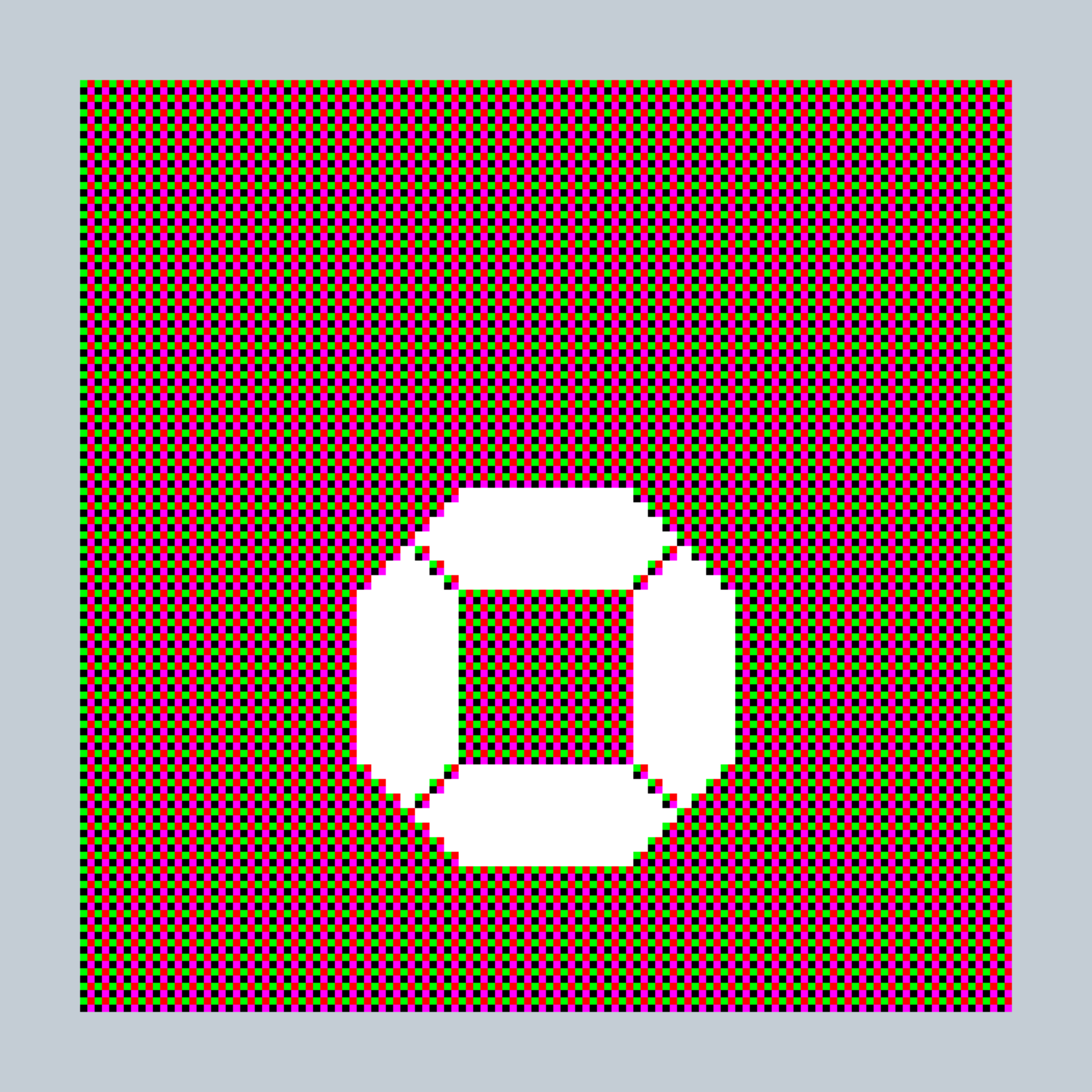 Art Blocks - Art Blocks v2 - 27-Bit Digital #266 - NFT # 21000266