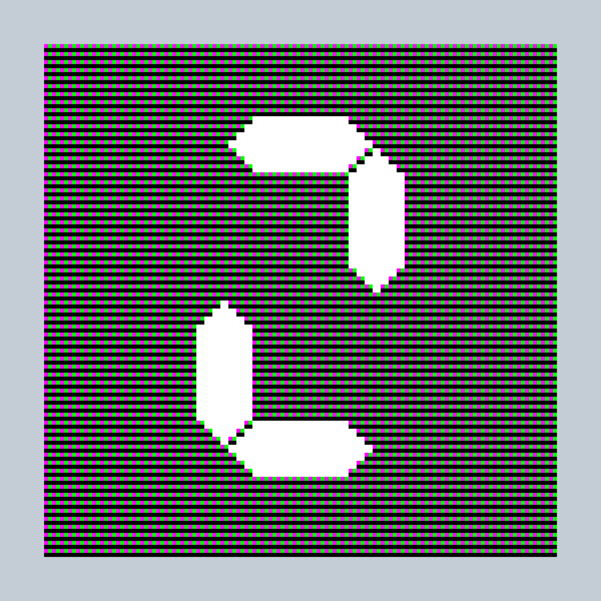 Art Blocks - Art Blocks v2 - 27-Bit Digital #267 - NFT # 21000267