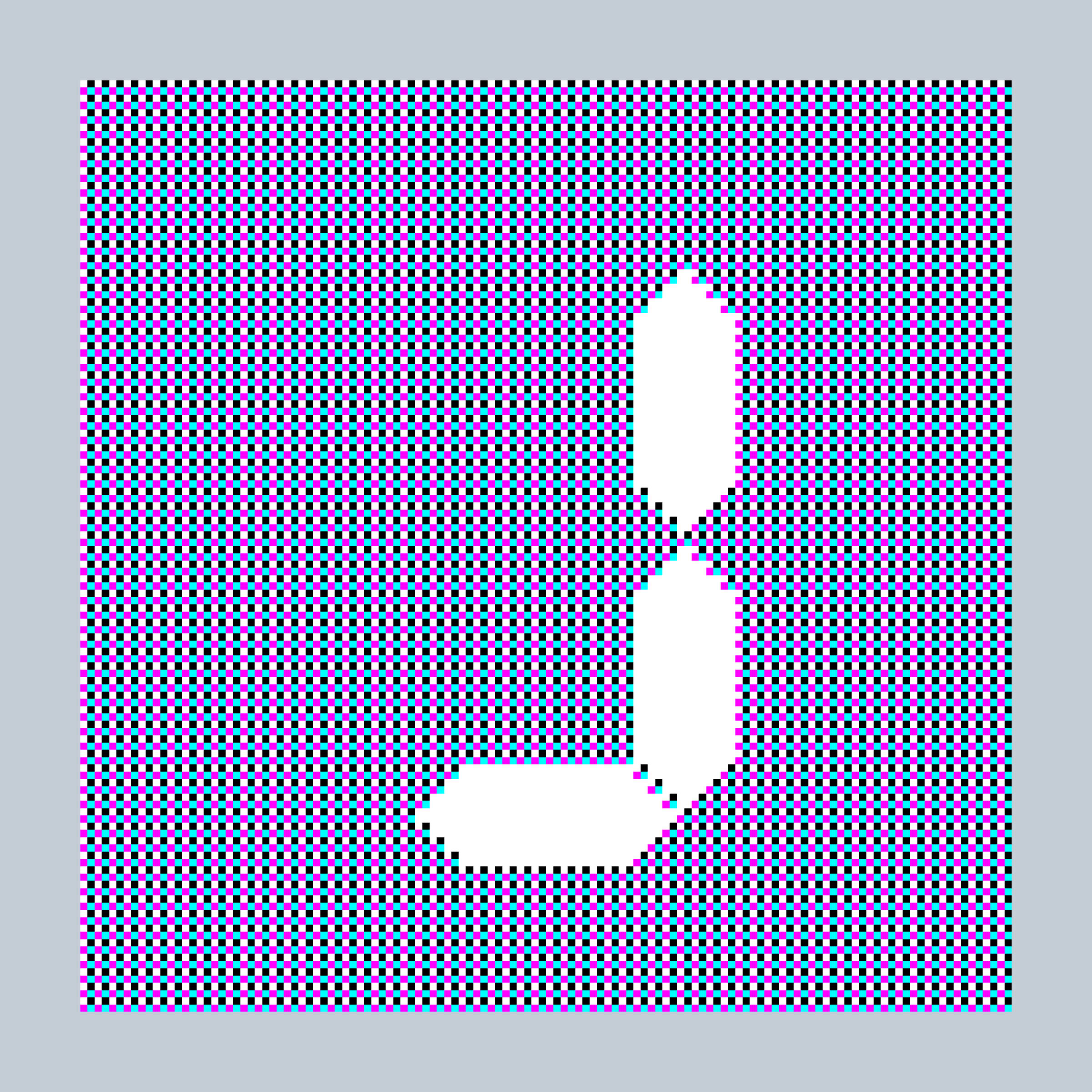 Art Blocks - Art Blocks v2 - 27-Bit Digital #272 - NFT # 21000272