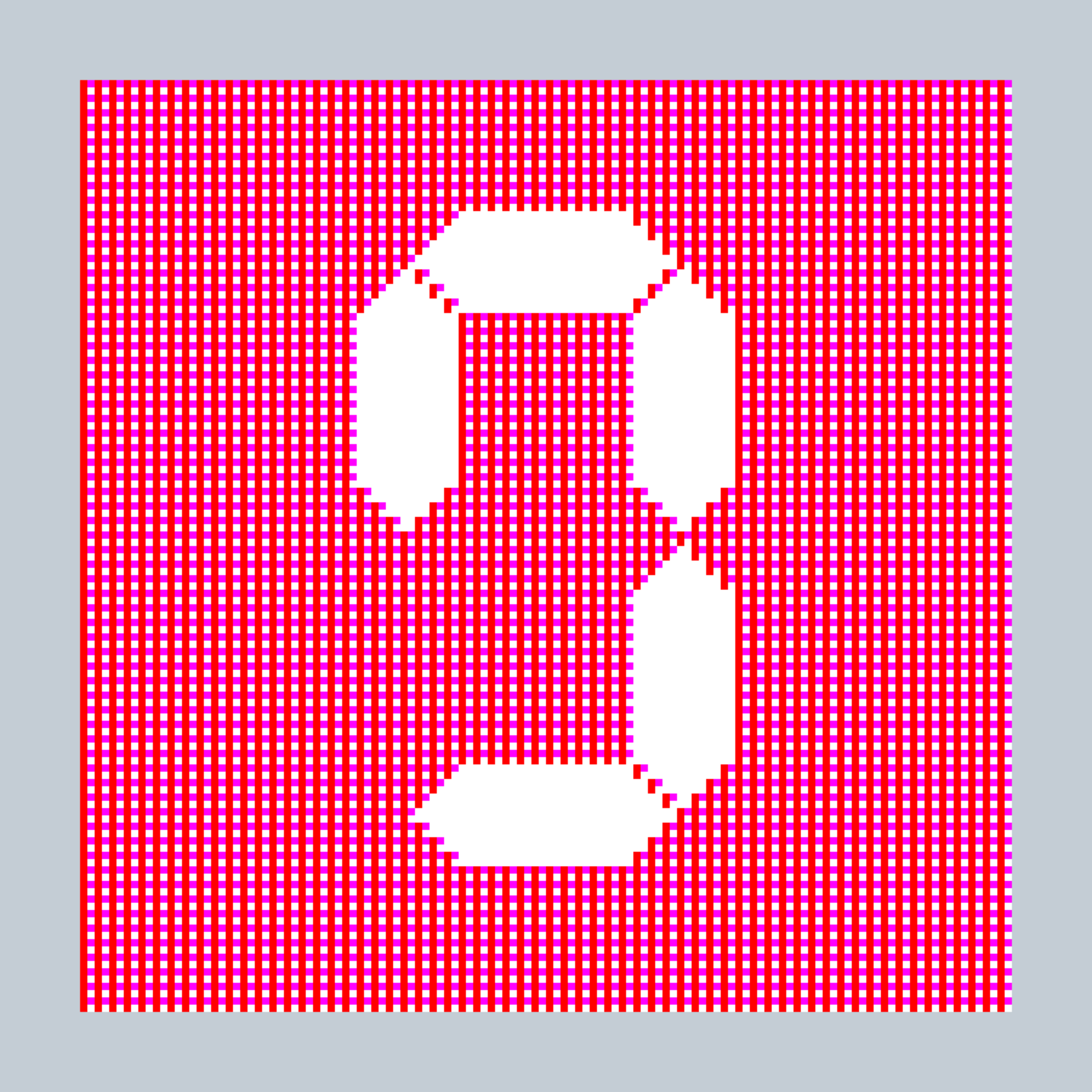 Art Blocks - Art Blocks v2 - 27-Bit Digital #283 - NFT # 21000283