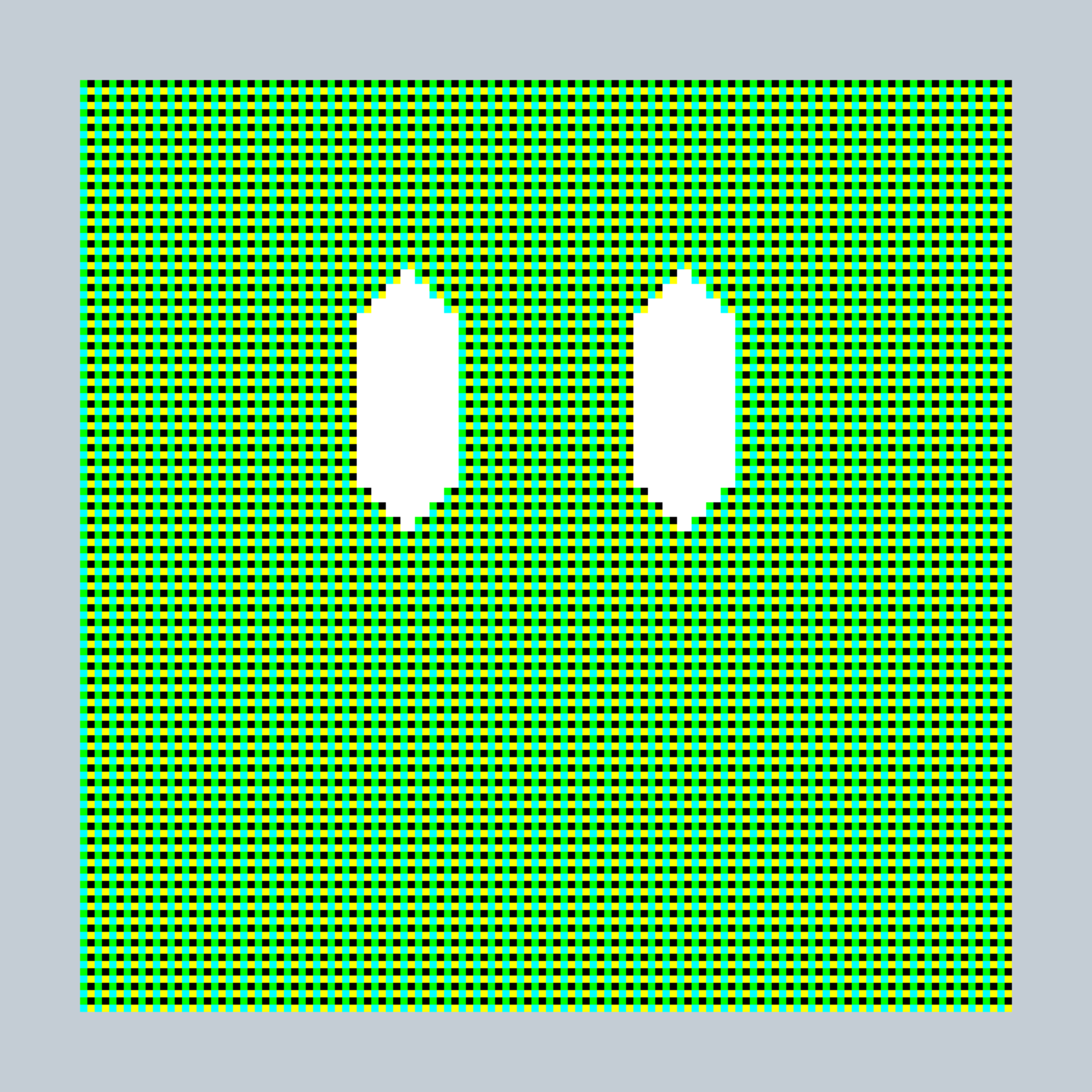 Art Blocks - Art Blocks v2 - 27-Bit Digital #294 - NFT # 21000294