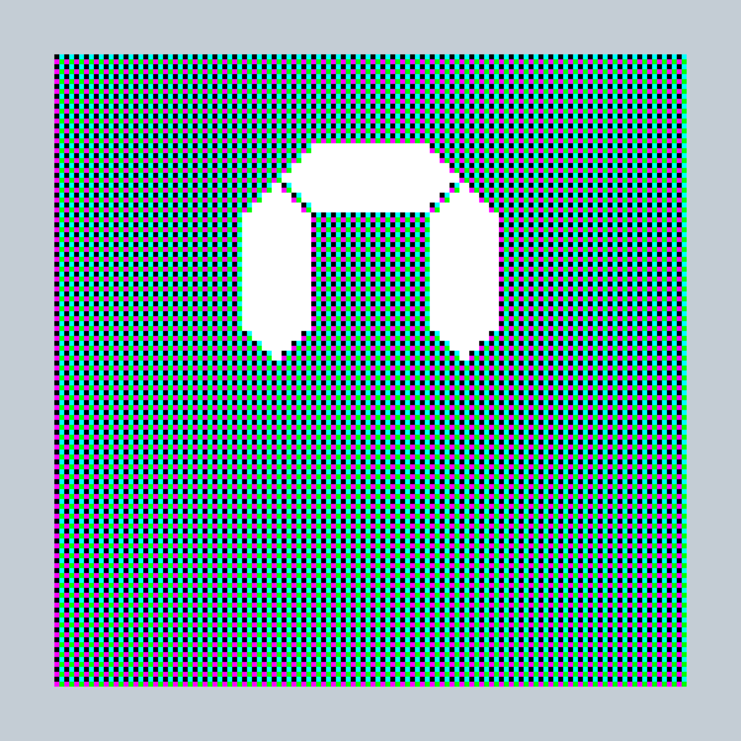 Art Blocks - Art Blocks v2 - 27-Bit Digital #297 - NFT # 21000297