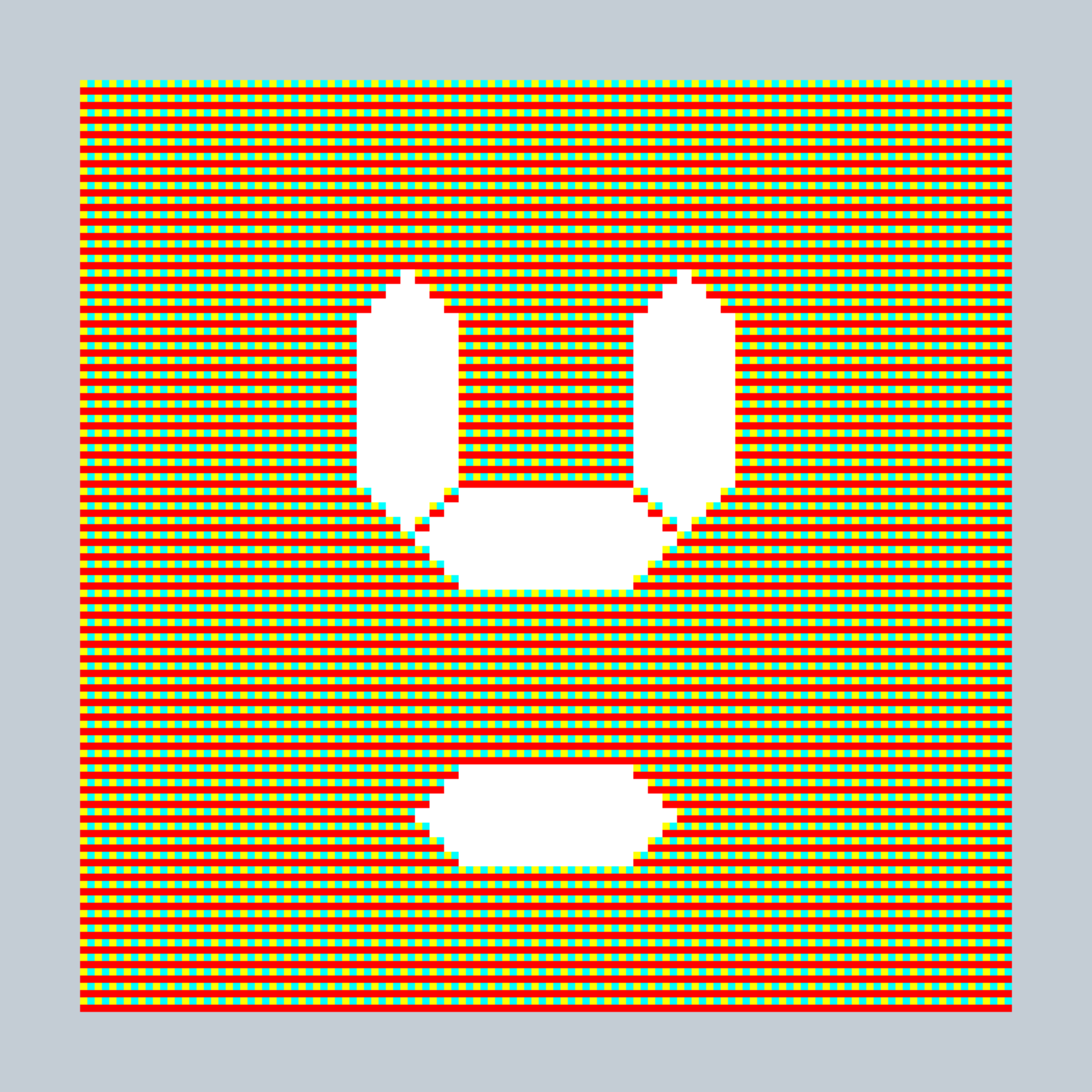 Art Blocks - Art Blocks v2 - 27-Bit Digital #301 - NFT # 21000301