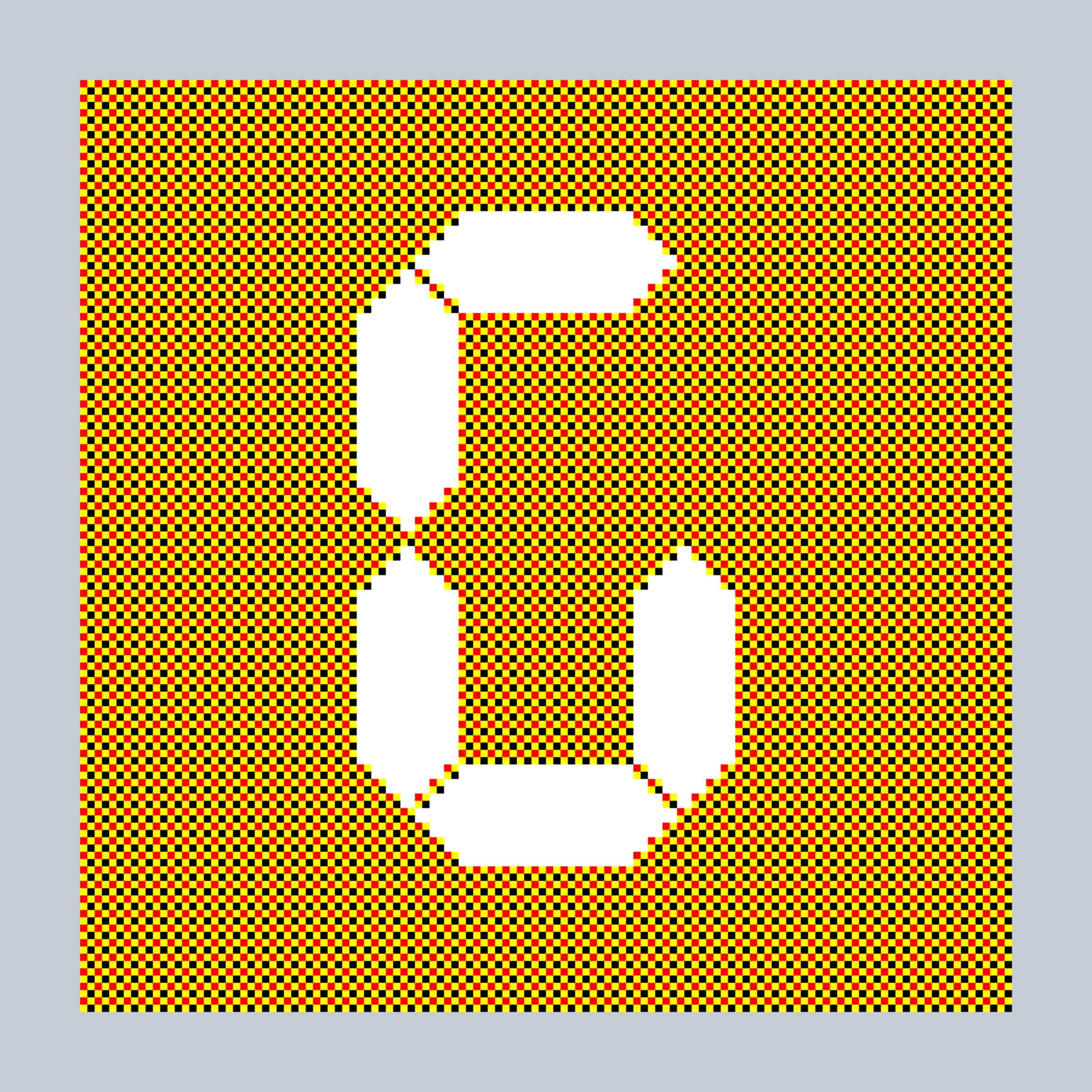 Art Blocks - Art Blocks v2 - 27-Bit Digital #307 - NFT # 21000307