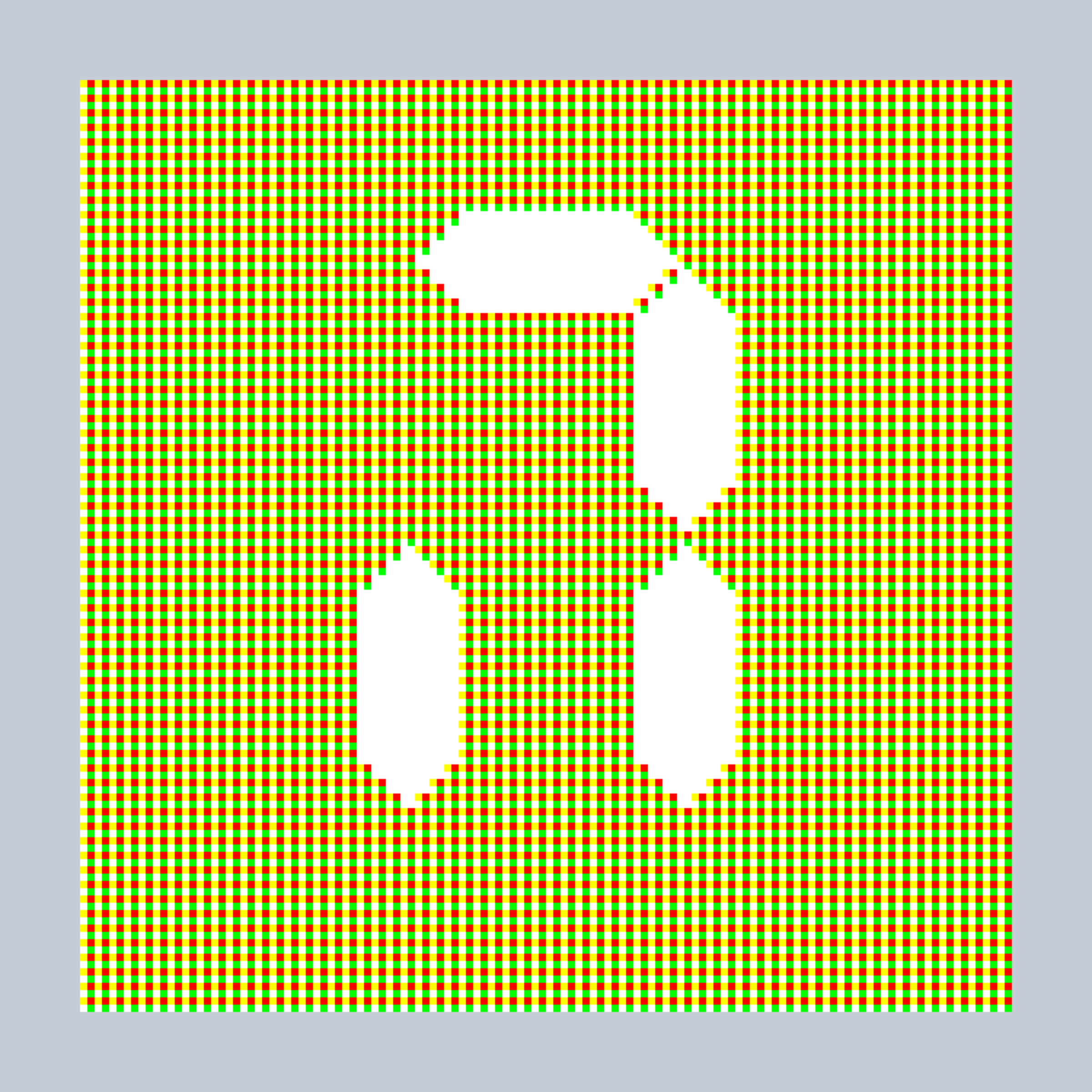 Art Blocks - Art Blocks v2 - 27-Bit Digital #310 - NFT # 21000310