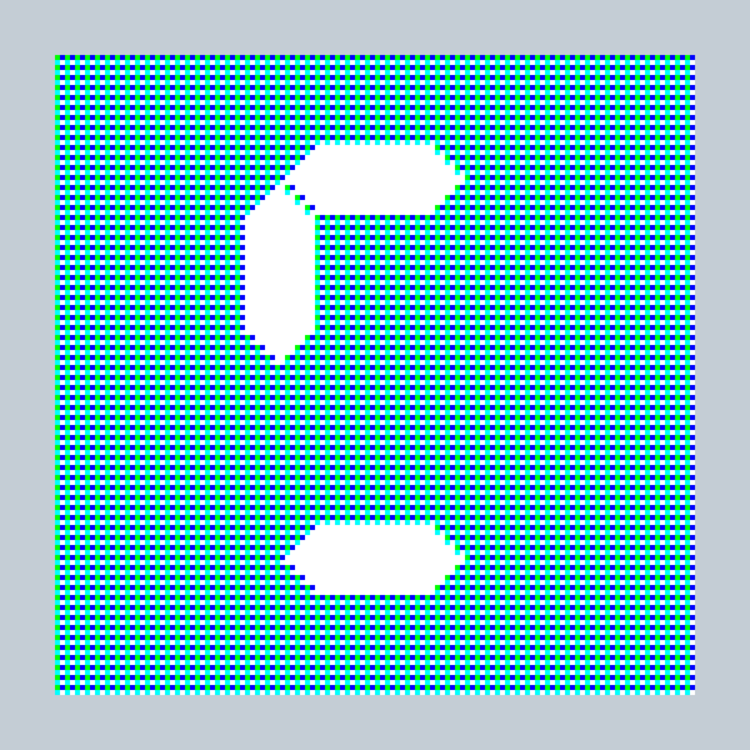 Art Blocks - Art Blocks v2 - 27-Bit Digital #313 - NFT # 21000313