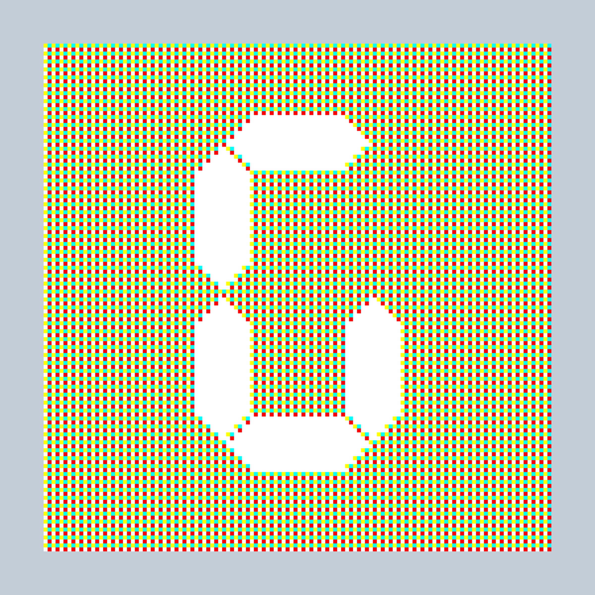 Art Blocks - Art Blocks v2 - 27-Bit Digital #317 - NFT # 21000317