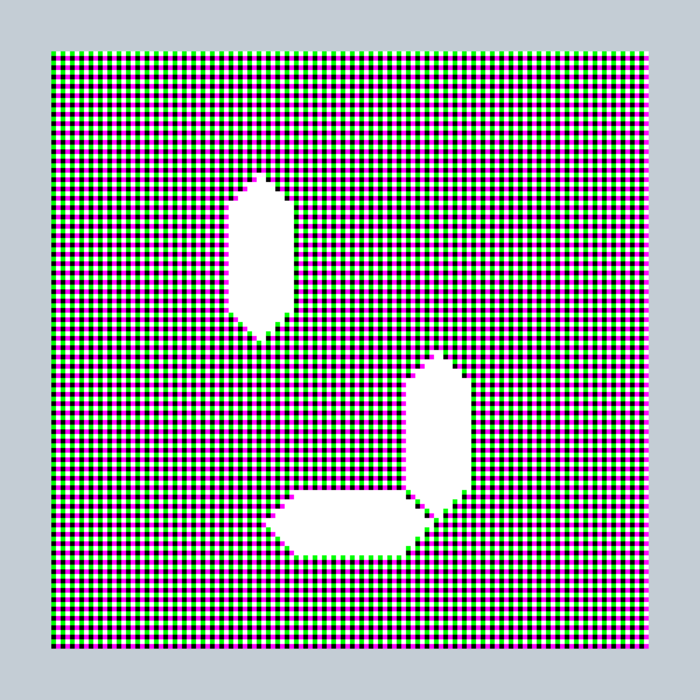 Art Blocks - Art Blocks v2 - 27-Bit Digital #319 - NFT # 21000319