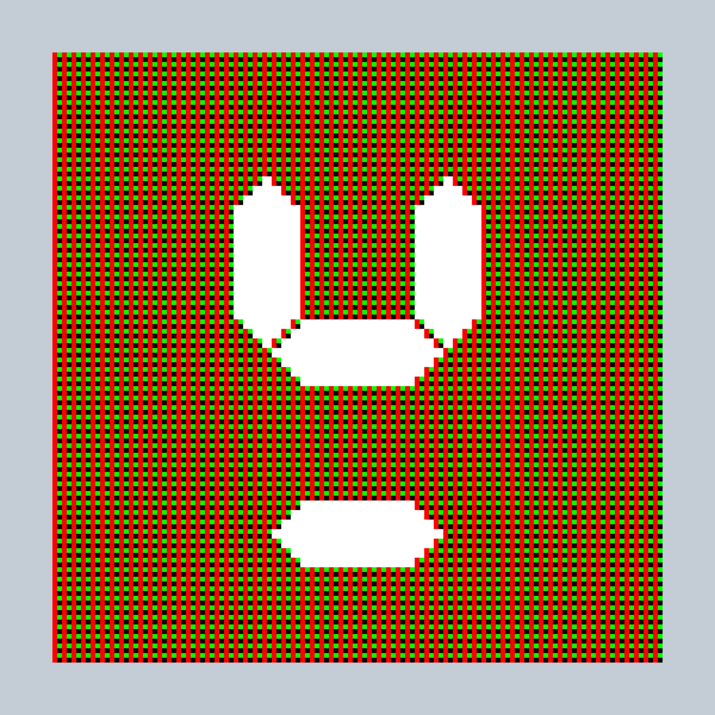 Art Blocks - Art Blocks v2 - 27-Bit Digital #325 - NFT # 21000325