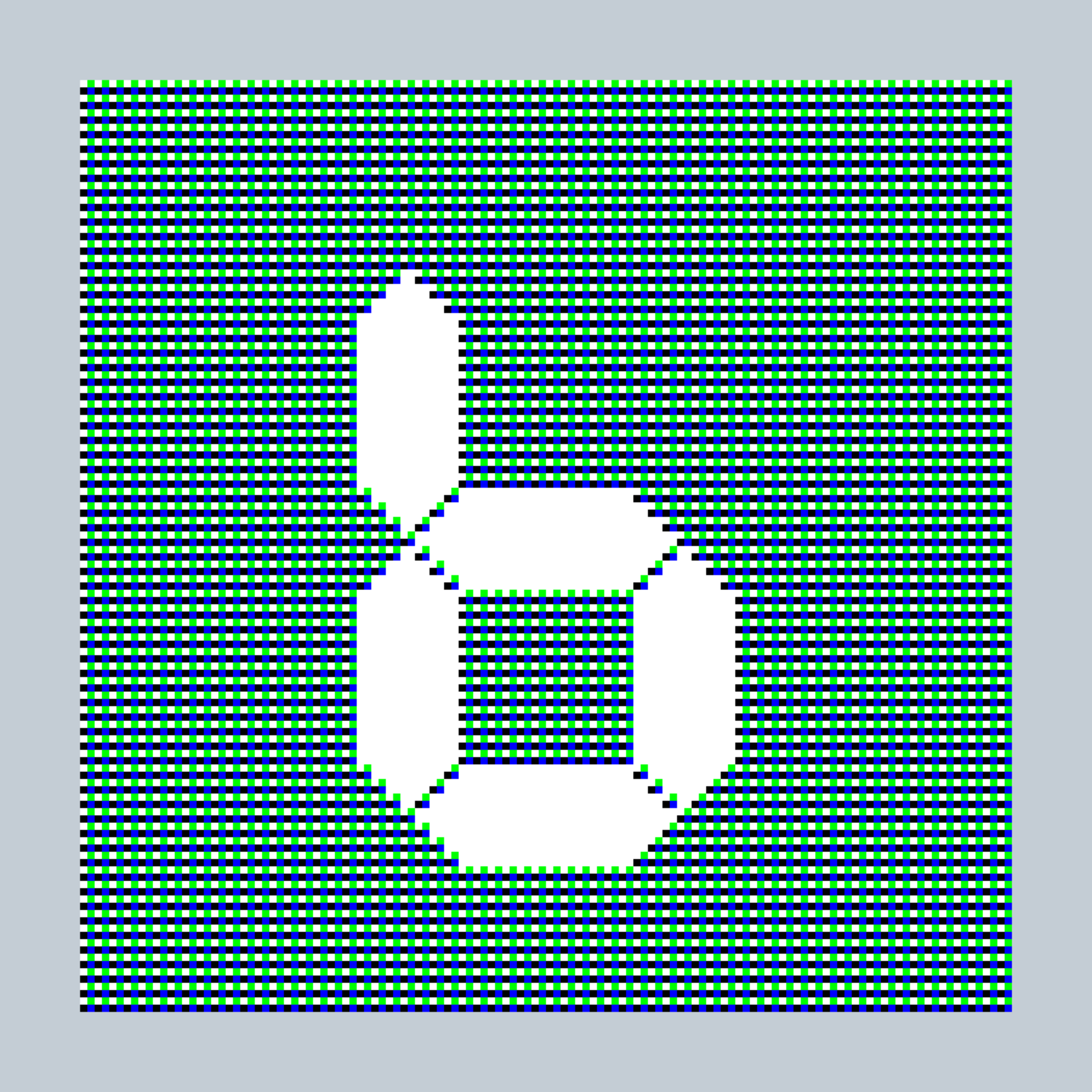 Art Blocks - Art Blocks v2 - 27-Bit Digital #328 - NFT # 21000328