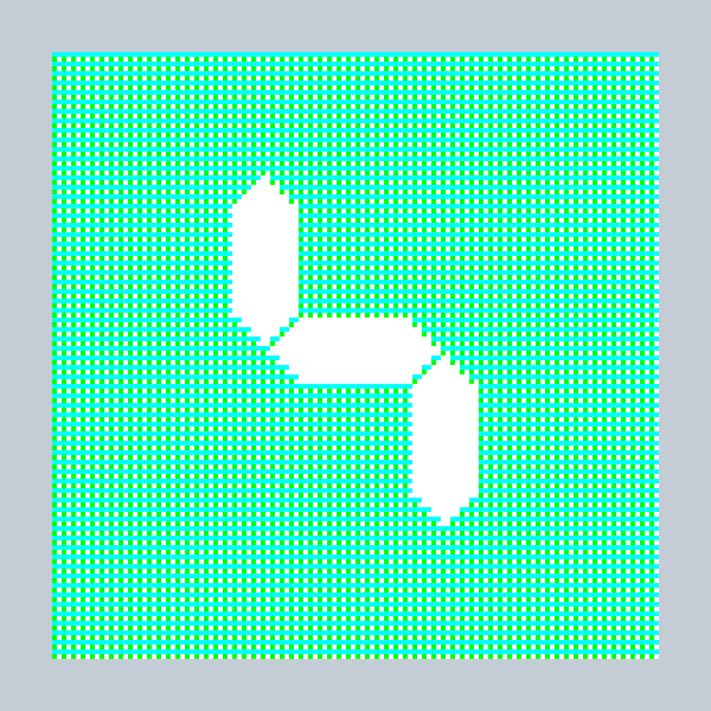 Art Blocks - Art Blocks v2 - 27-Bit Digital #329 - NFT # 21000329