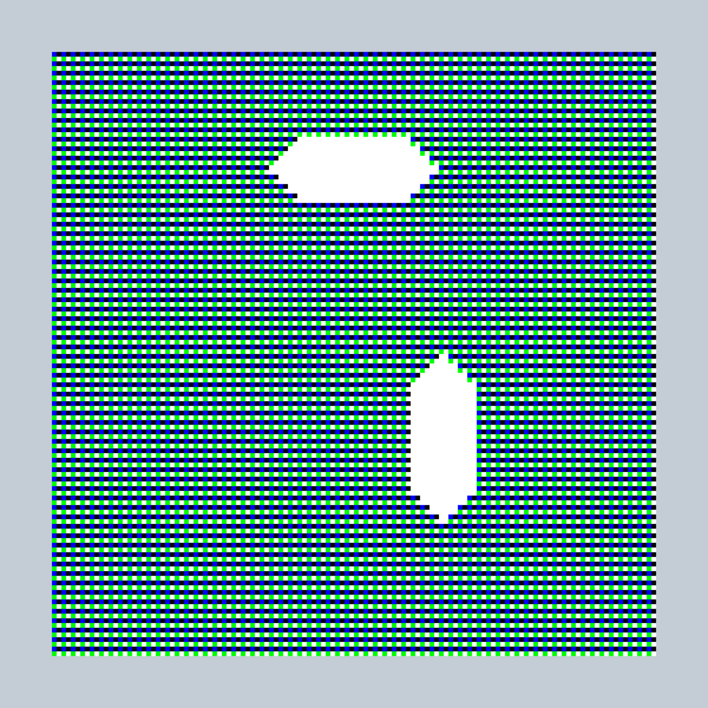 Art Blocks - Art Blocks v2 - 27-Bit Digital #337 - NFT # 21000337