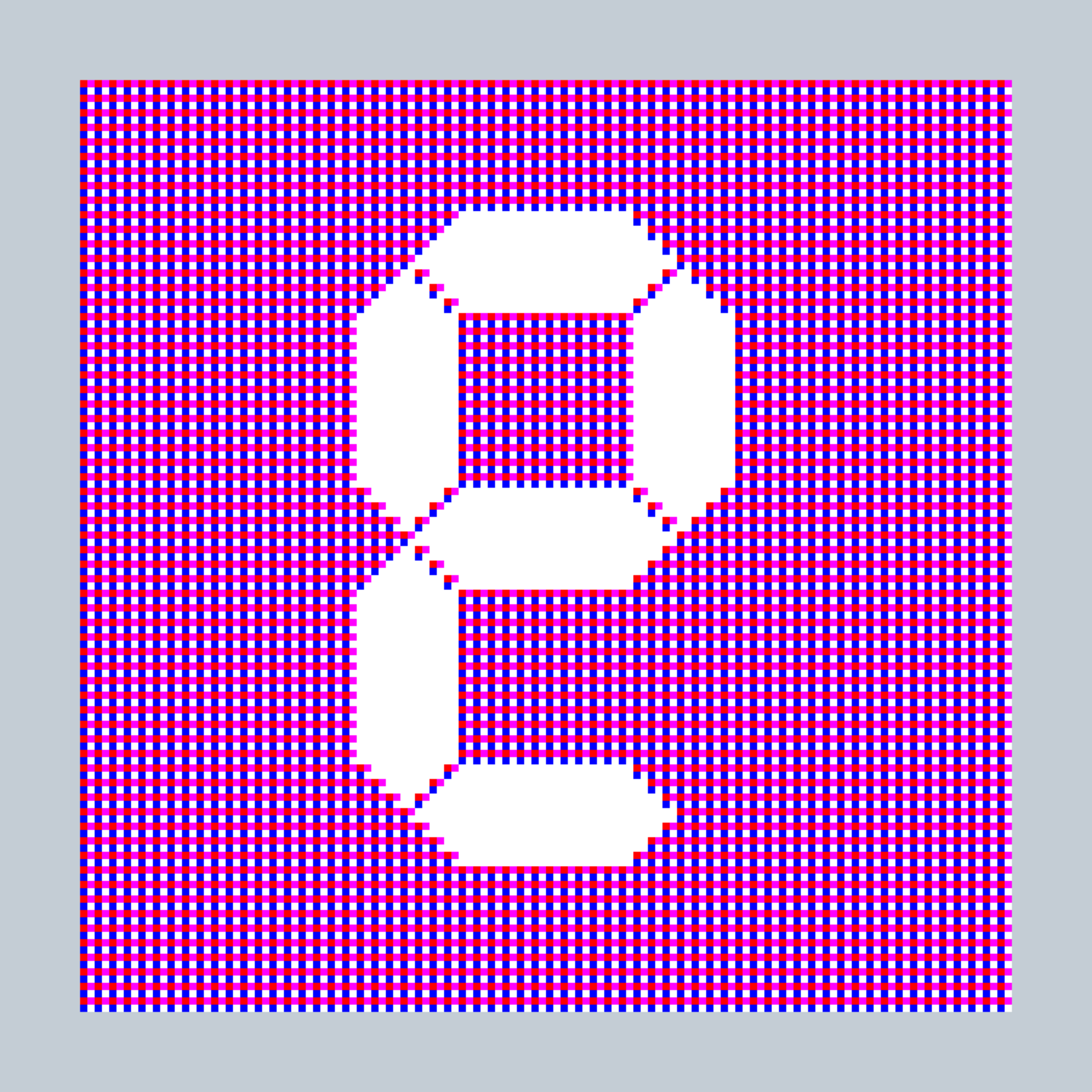 Art Blocks - Art Blocks v2 - 27-Bit Digital #338 - NFT # 21000338