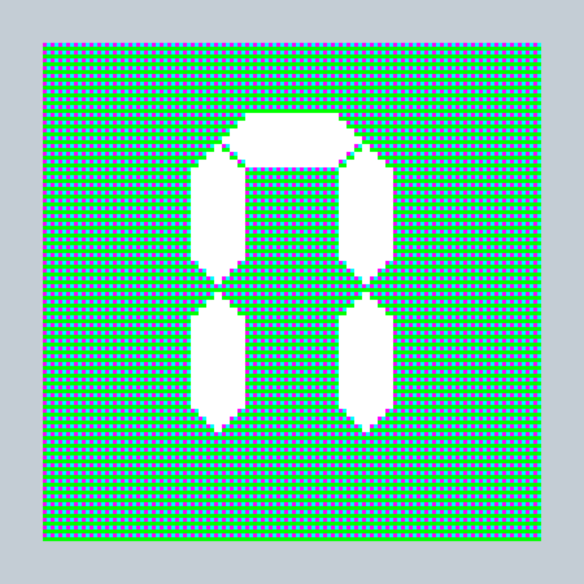 Art Blocks - Art Blocks v2 - 27-Bit Digital #340 - NFT # 21000340