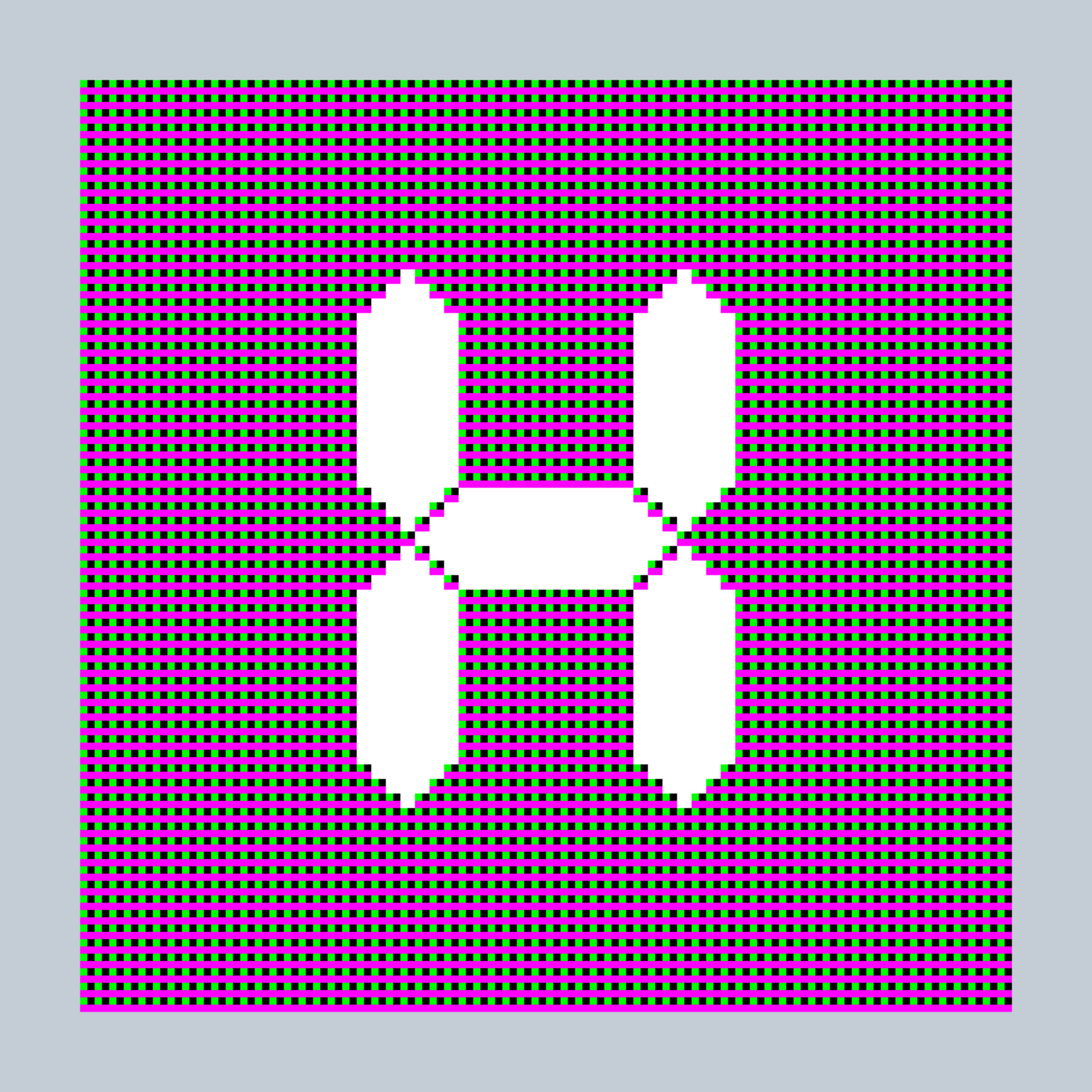 Art Blocks - Art Blocks v2 - 27-Bit Digital #341 - NFT # 21000341