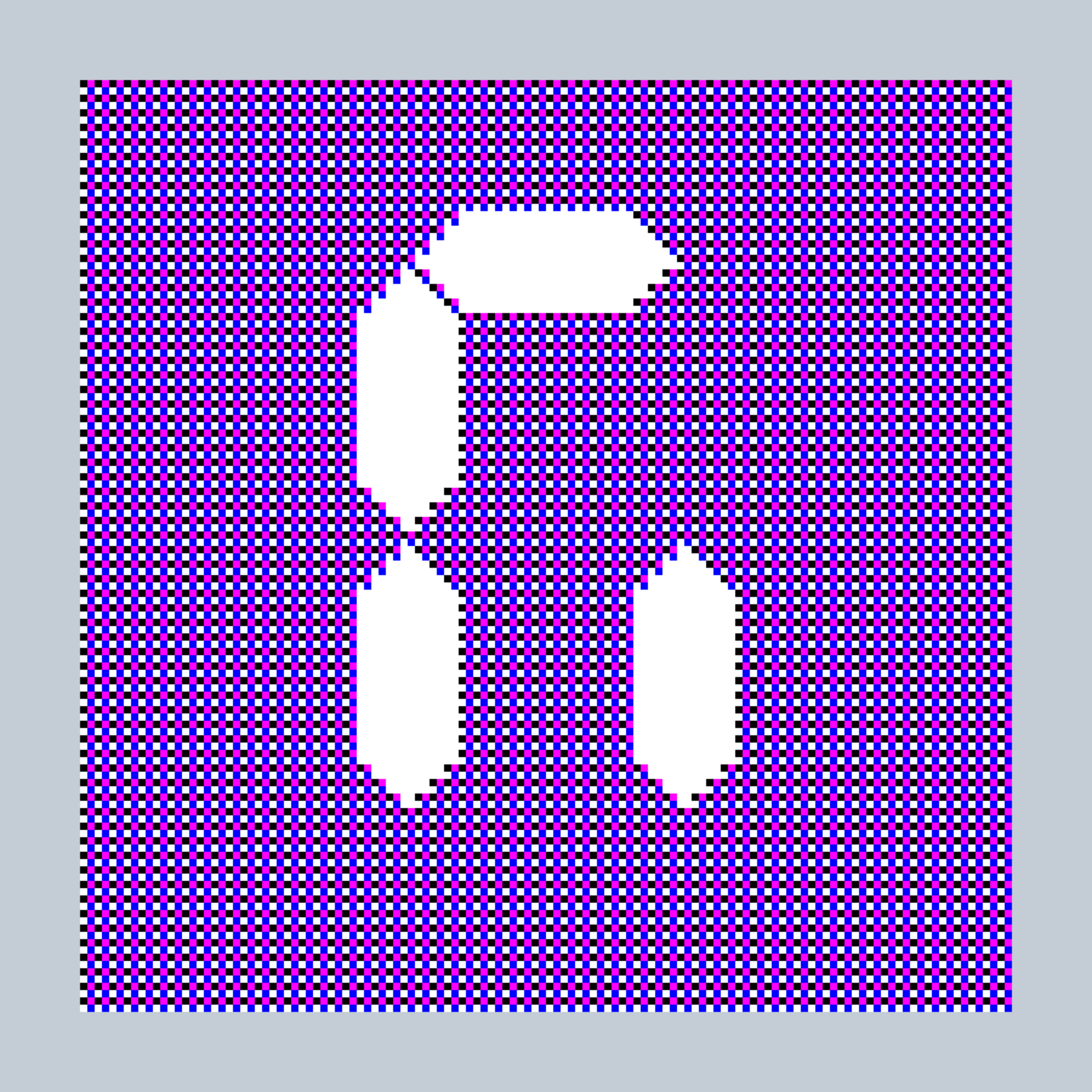 Art Blocks - Art Blocks v2 - 27-Bit Digital #346 - NFT # 21000346