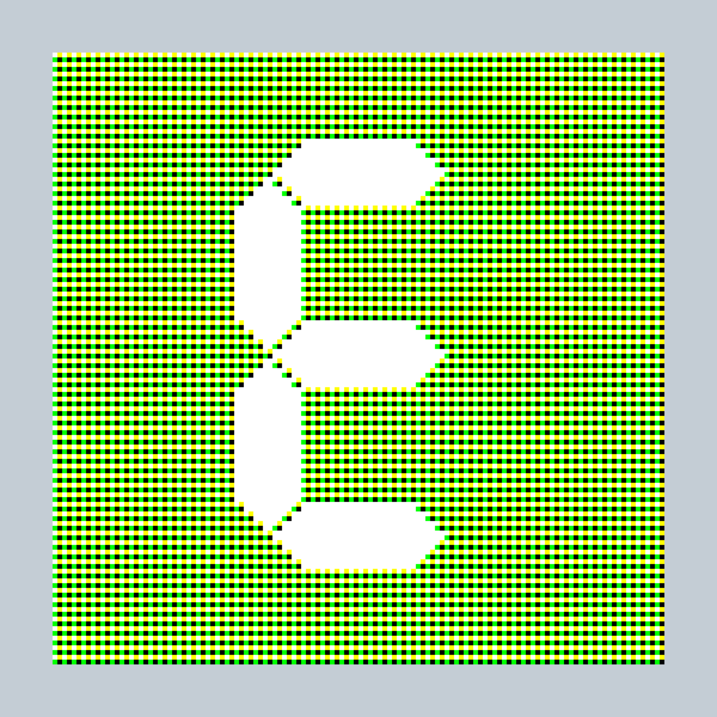 Art Blocks - Art Blocks v2 - 27-Bit Digital #349 - NFT # 21000349