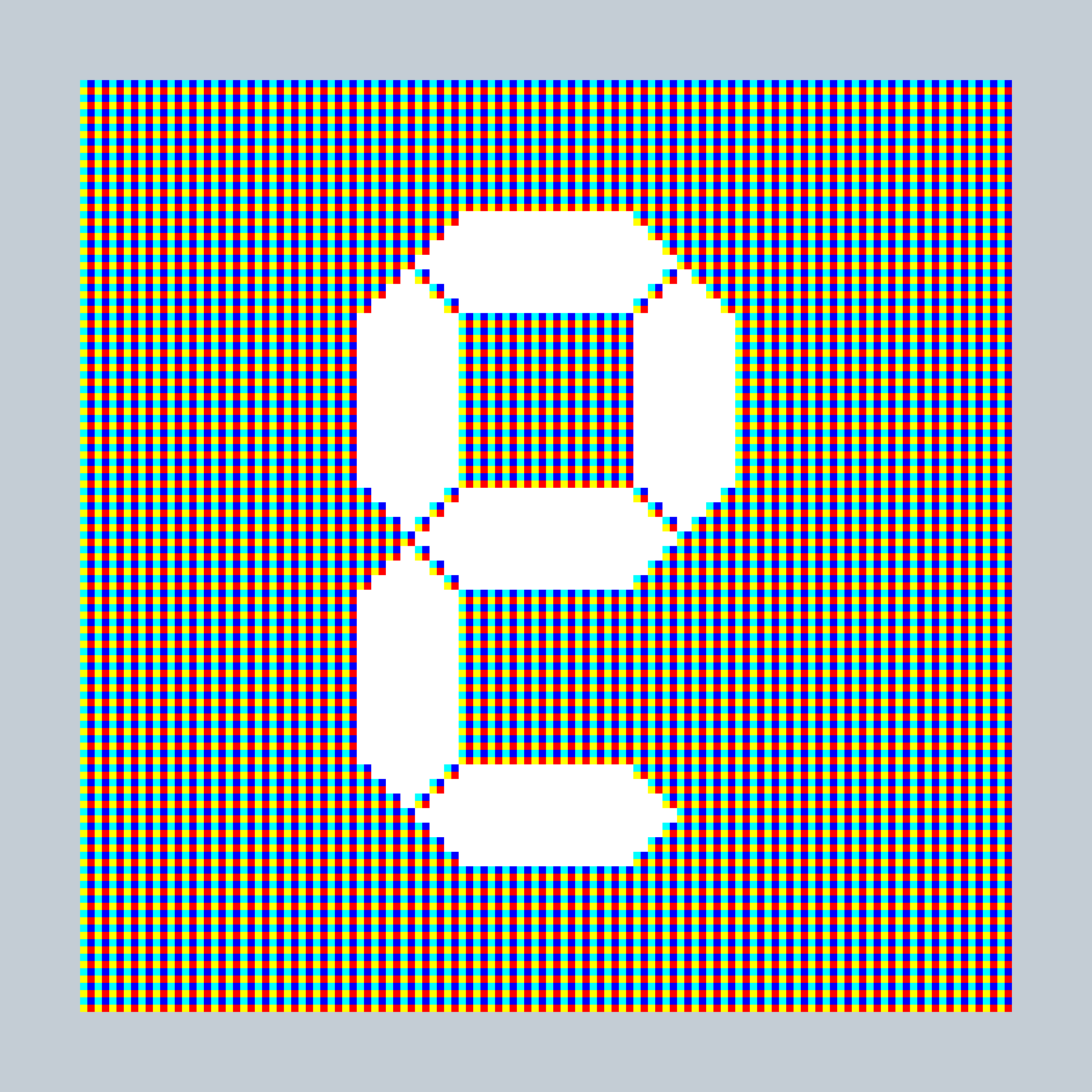 Art Blocks - Art Blocks v2 - 27-Bit Digital #351 - NFT # 21000351