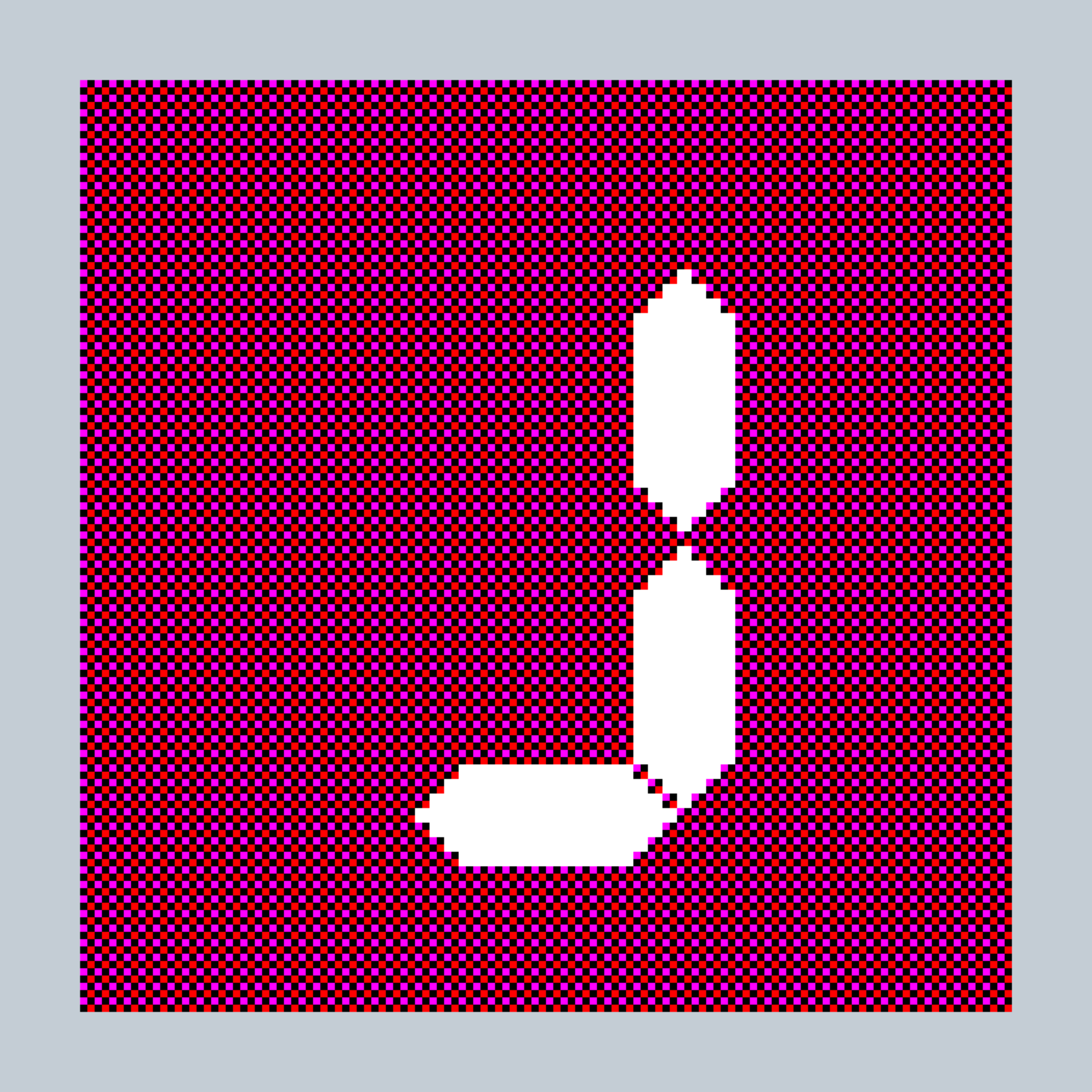 Art Blocks - Art Blocks v2 - 27-Bit Digital #354 - NFT # 21000354