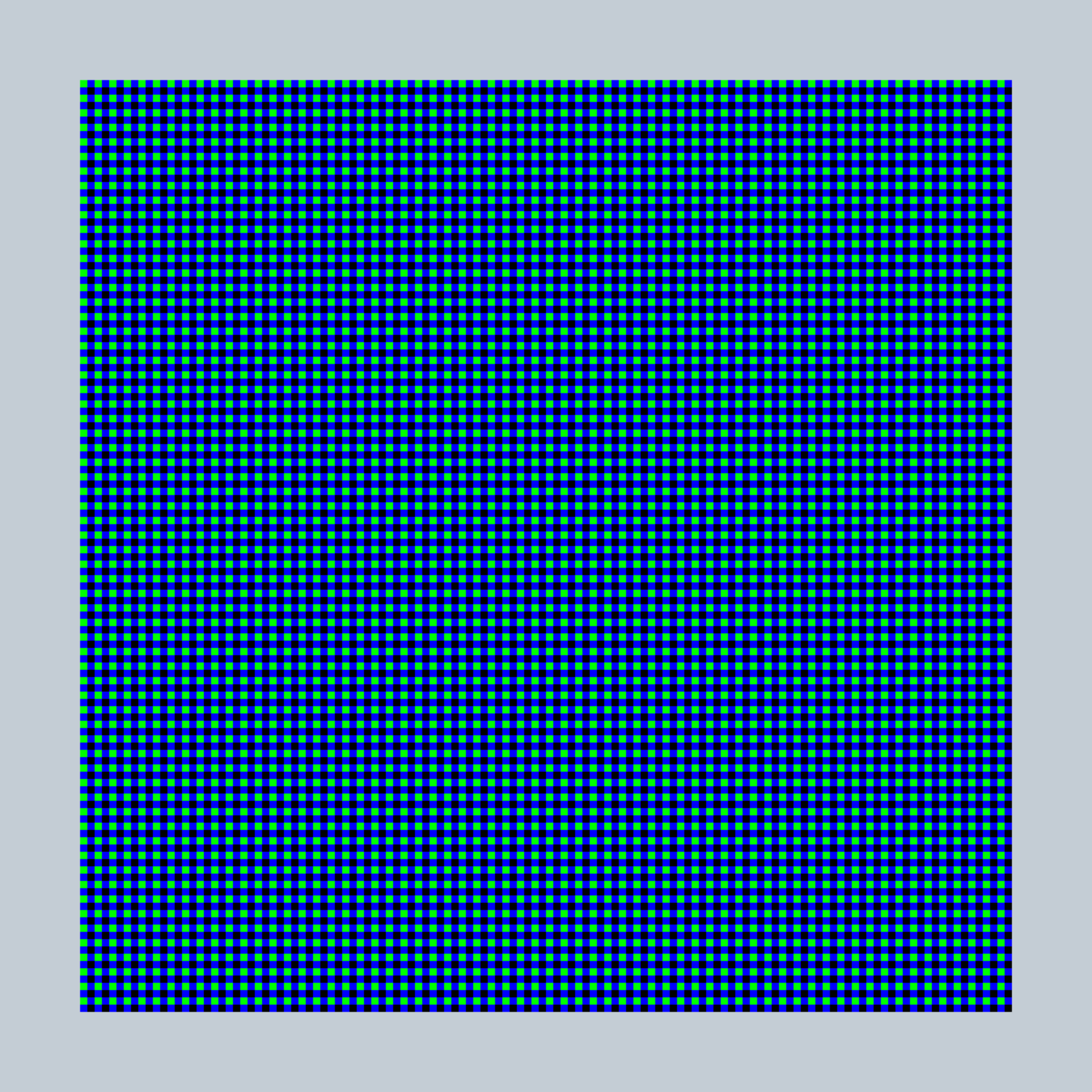 Art Blocks - Art Blocks v2 - 27-Bit Digital #361 - NFT # 21000361