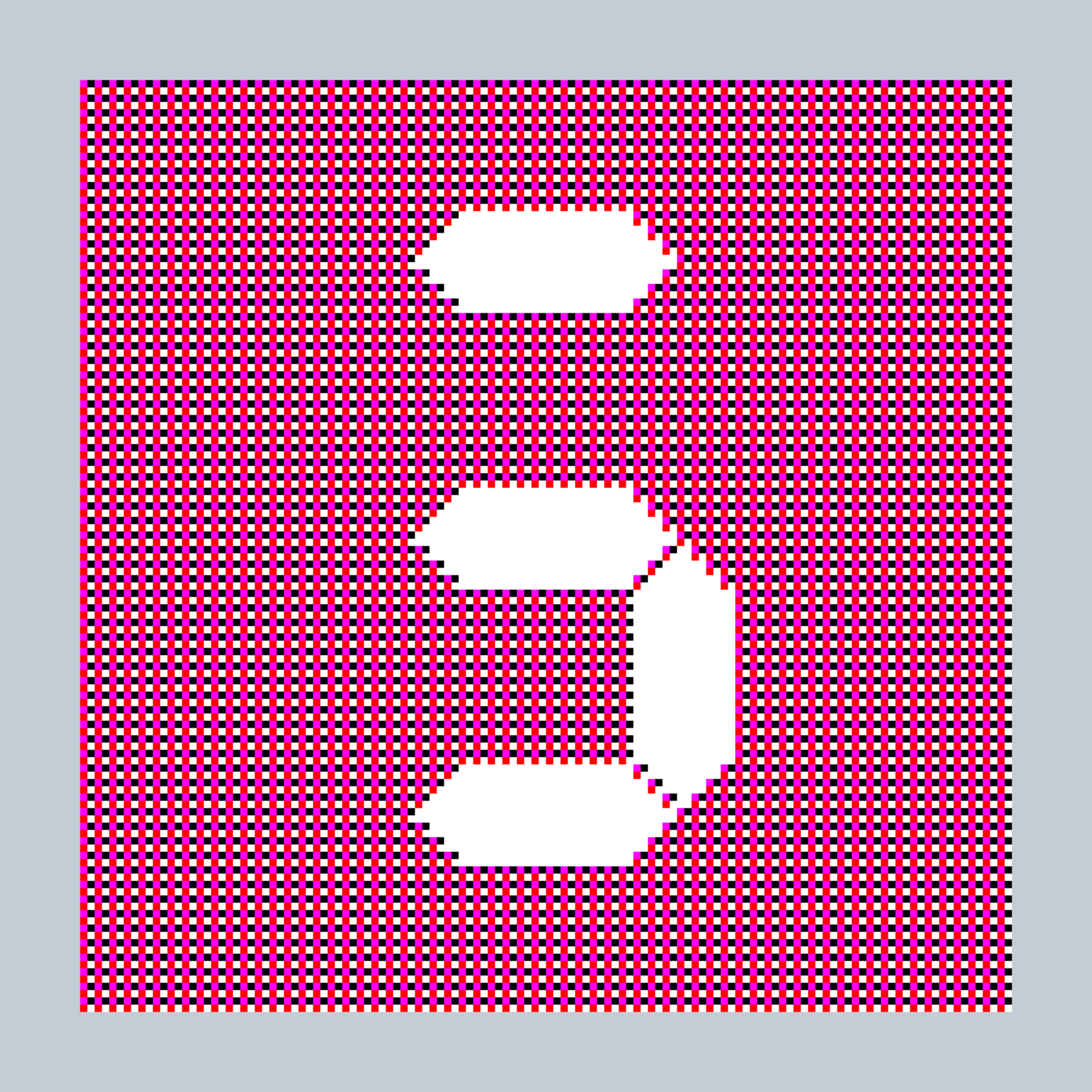 Art Blocks - Art Blocks v2 - 27-Bit Digital #362 - NFT # 21000362