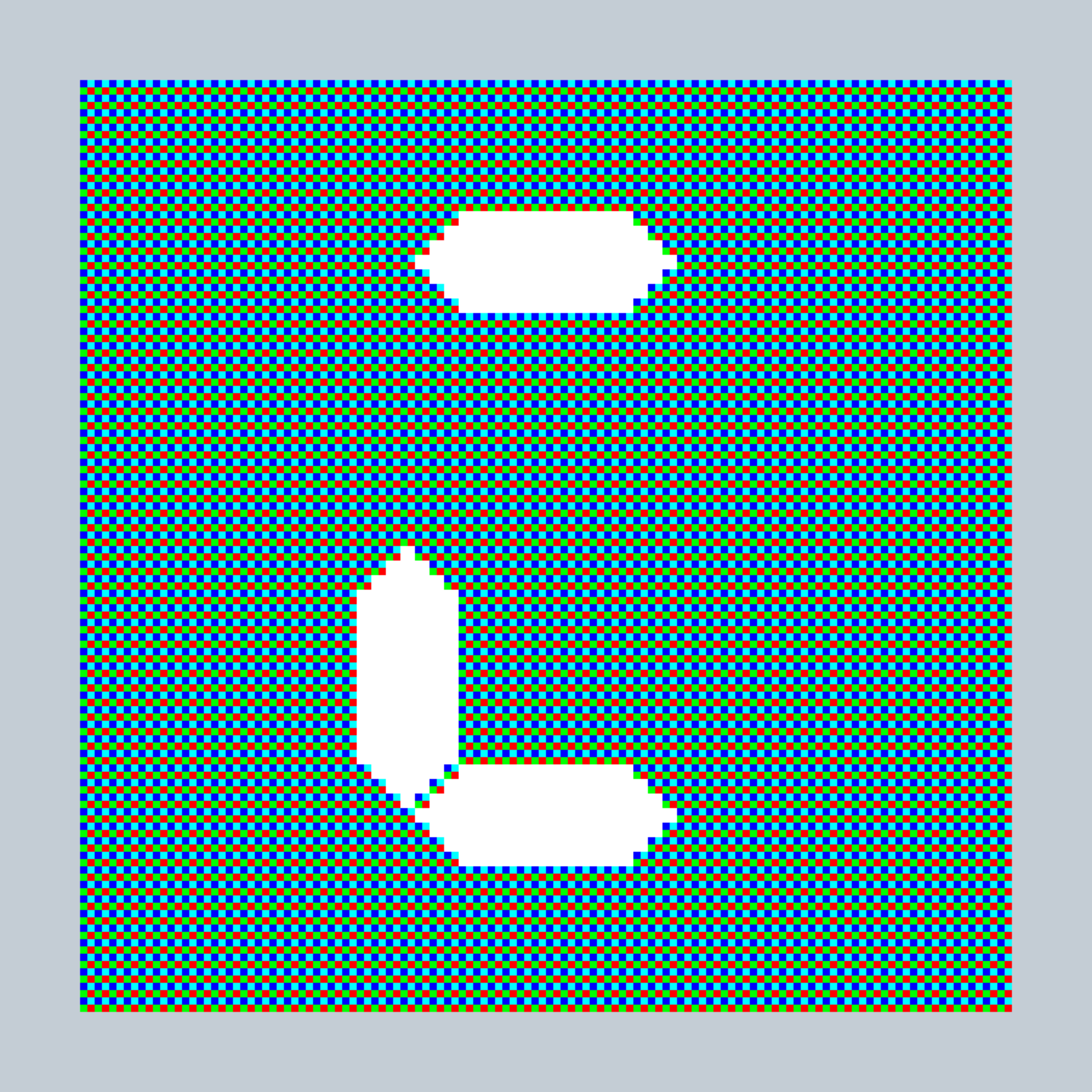 Art Blocks - Art Blocks v2 - 27-Bit Digital #371 - NFT # 21000371