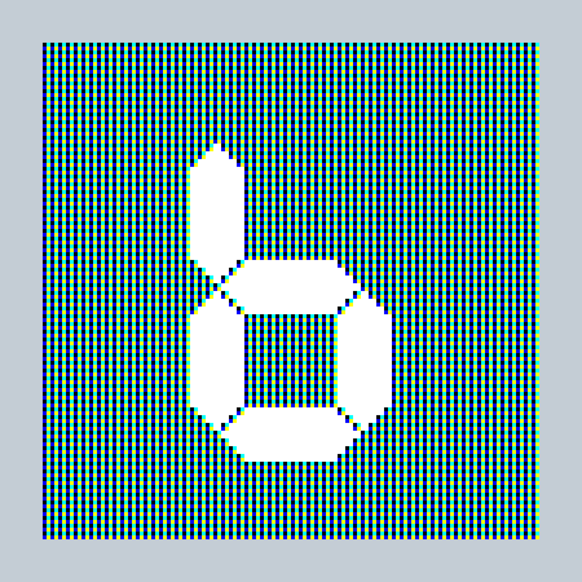 Art Blocks - Art Blocks v2 - 27-Bit Digital #375 - NFT # 21000375