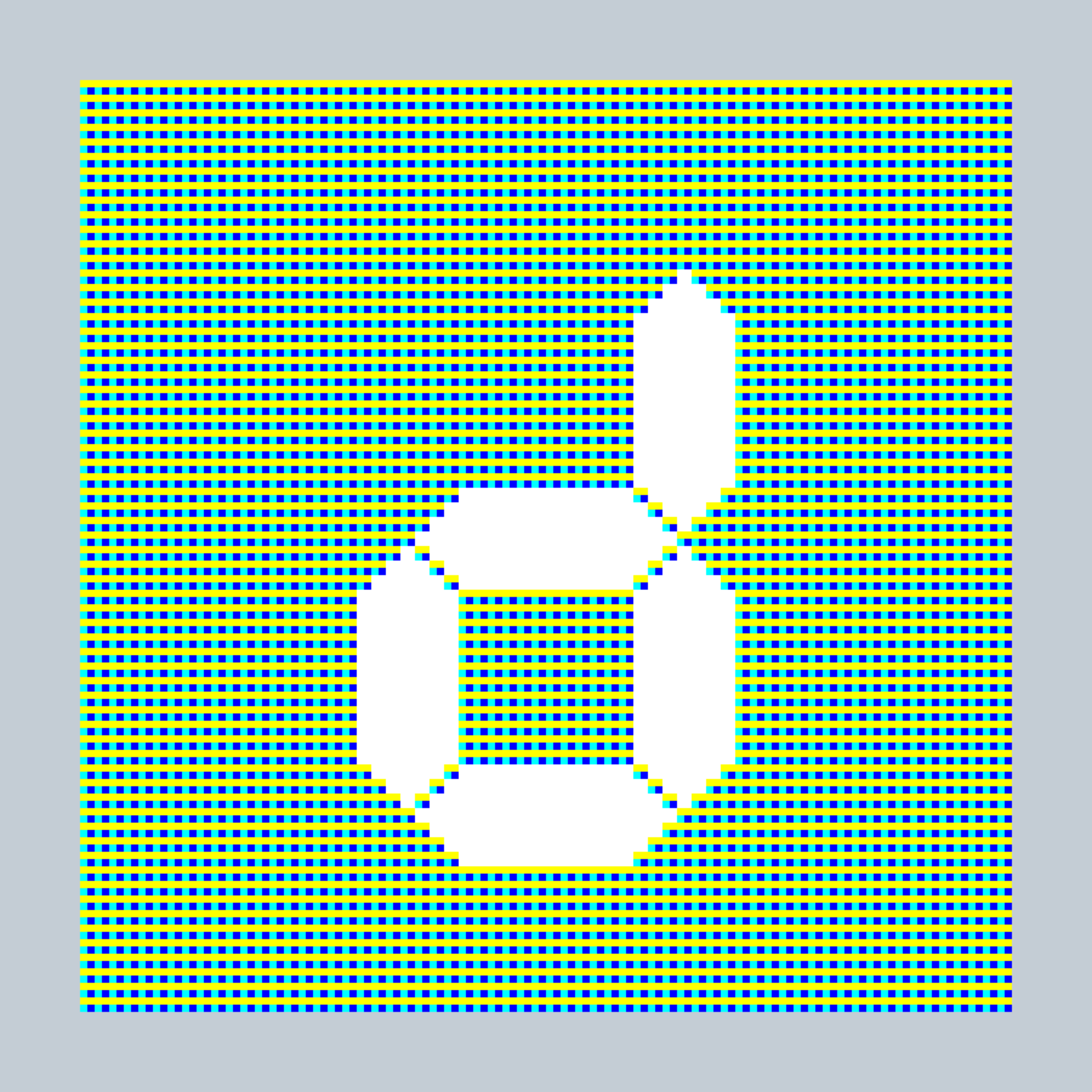 Art Blocks - Art Blocks v2 - 27-Bit Digital #376 - NFT # 21000376