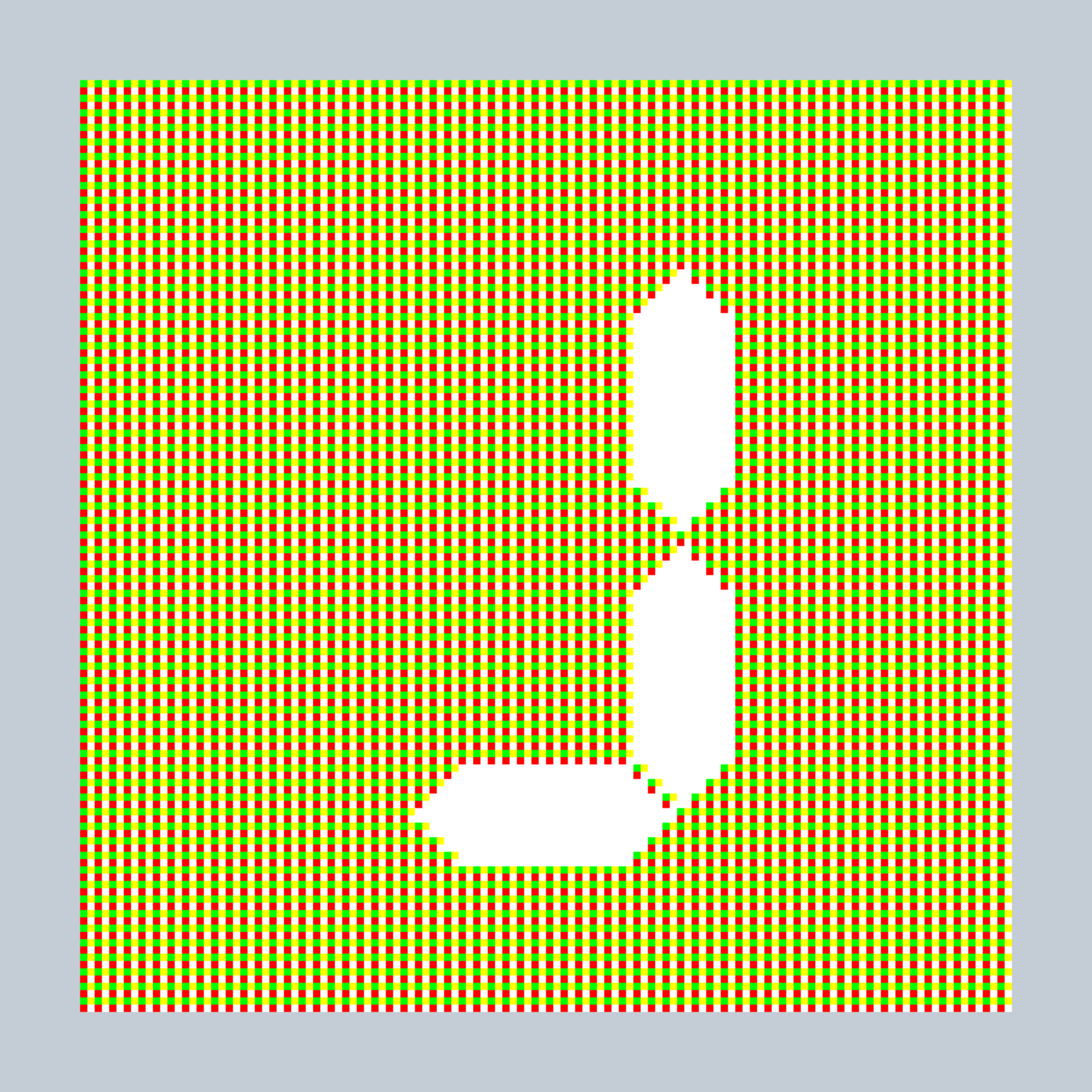 Art Blocks - Art Blocks v2 - 27-Bit Digital #380 - NFT # 21000380