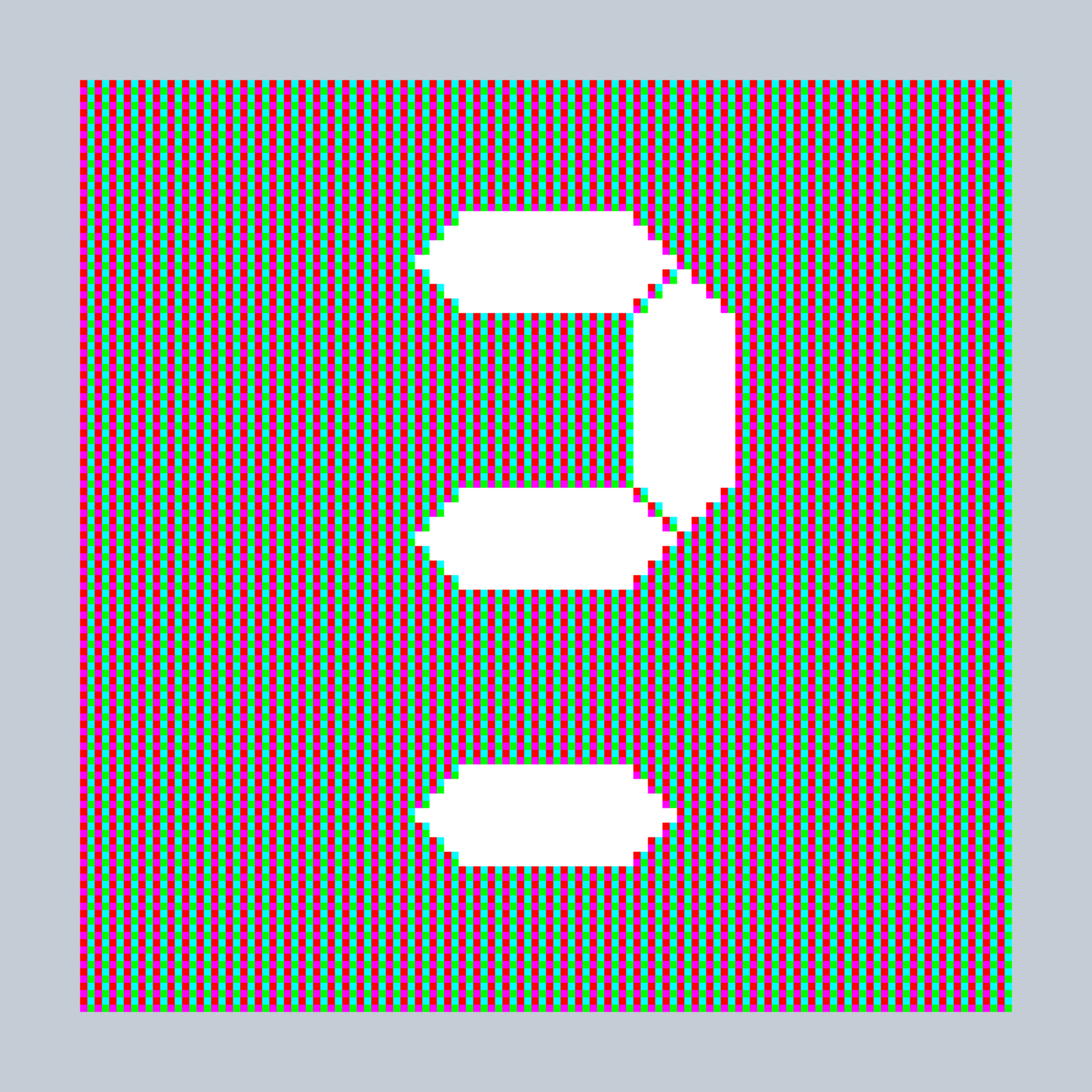 Art Blocks - Art Blocks v2 - 27-Bit Digital #381 - NFT # 21000381