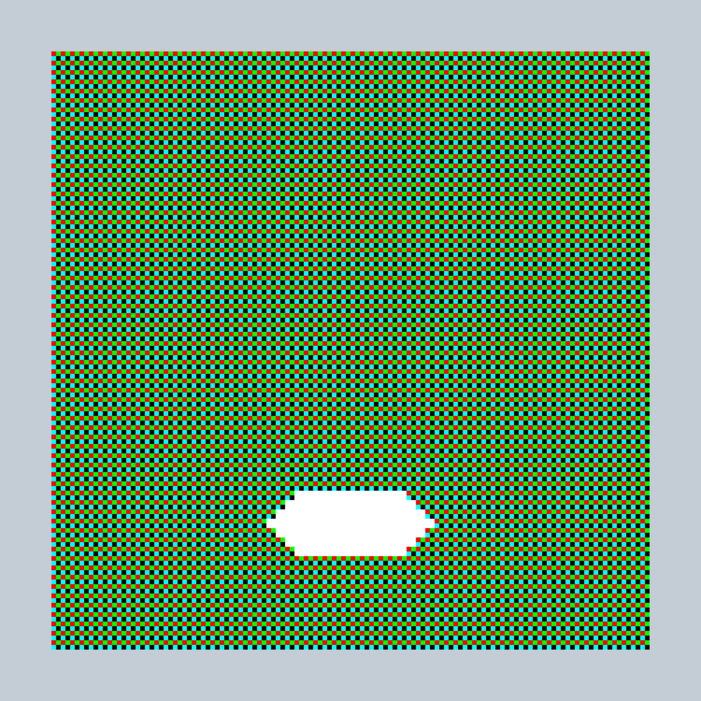 Art Blocks - Art Blocks v2 - 27-Bit Digital #388 - NFT # 21000388