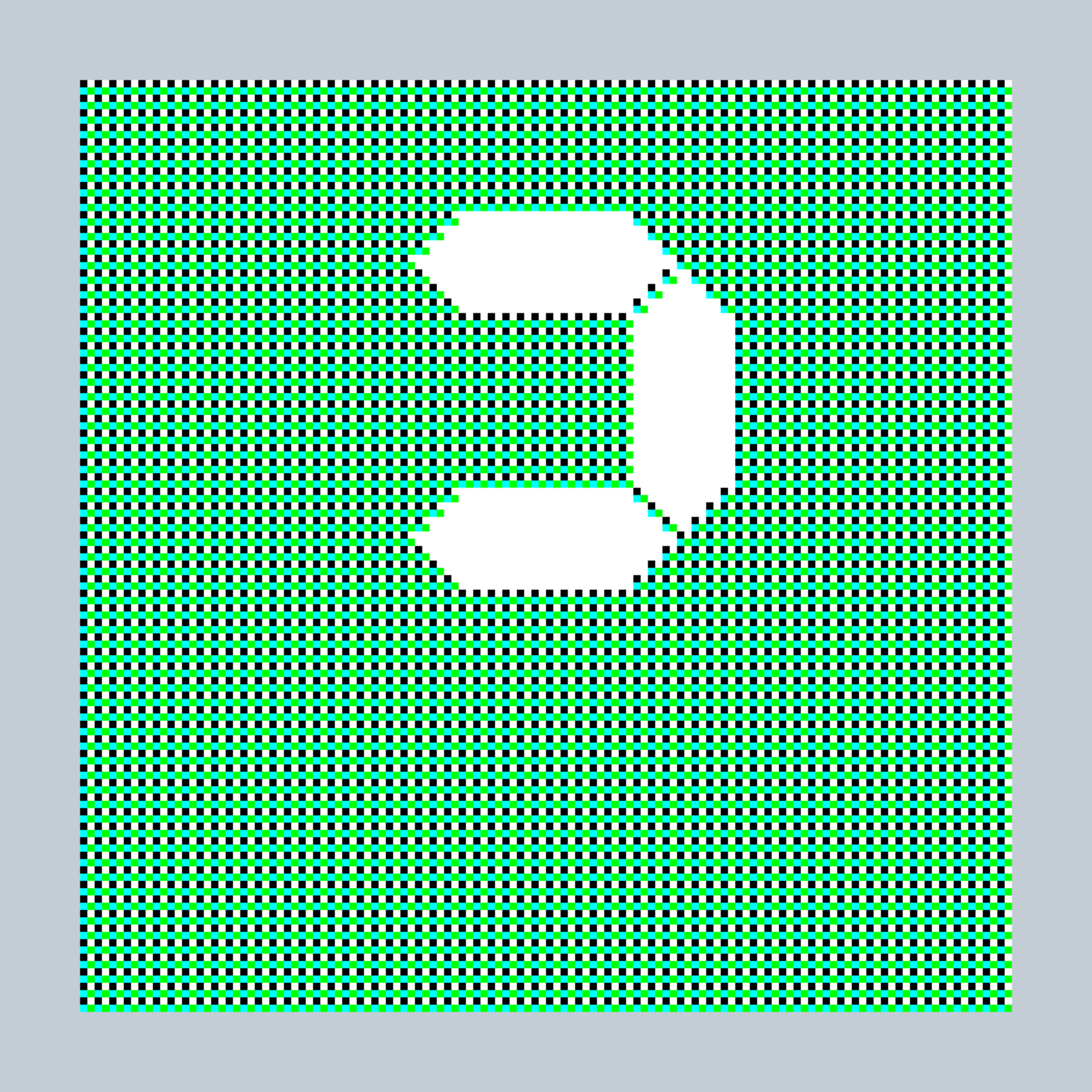 Art Blocks - Art Blocks v2 - 27-Bit Digital #408 - NFT # 21000408