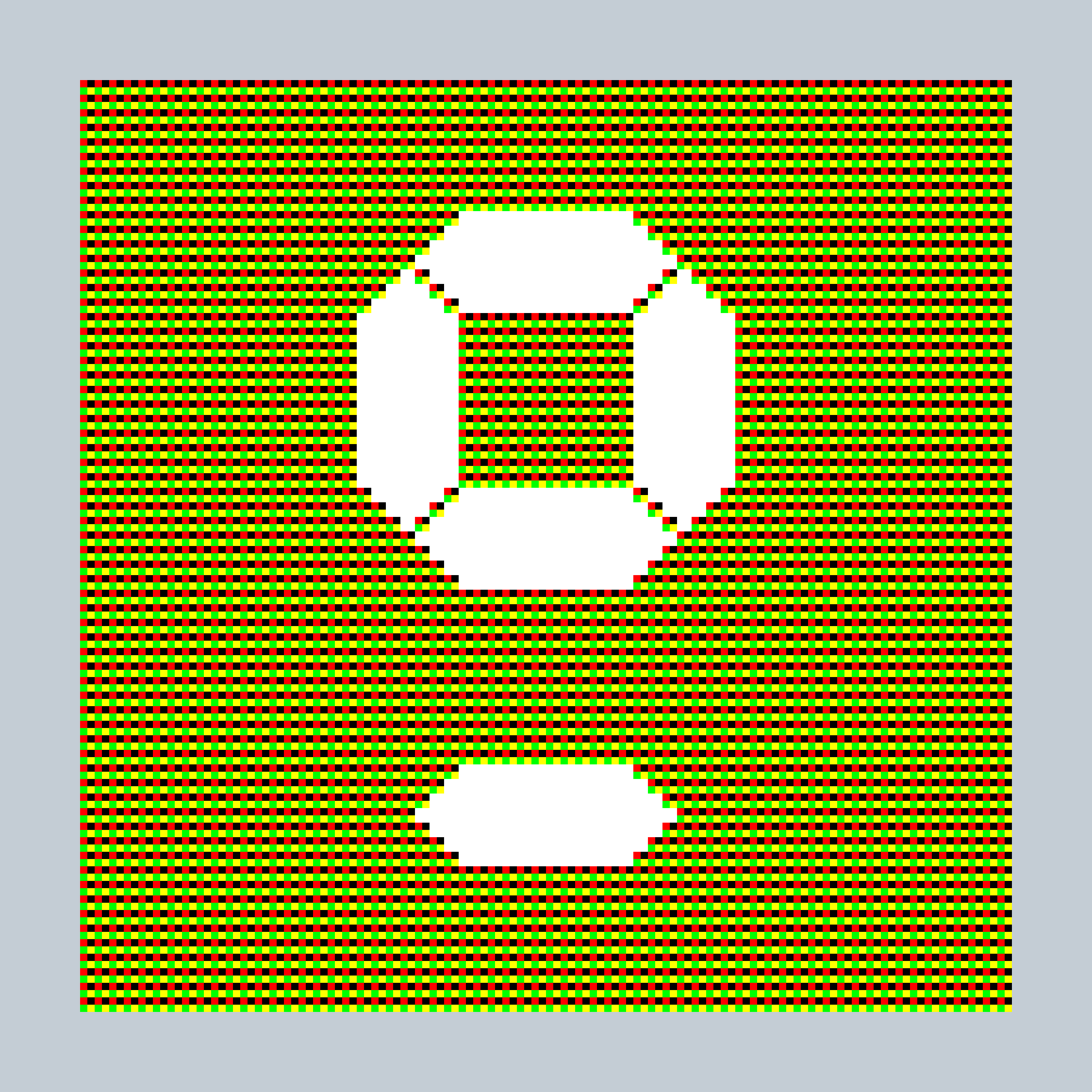 Art Blocks - Art Blocks v2 - 27-Bit Digital #411 - NFT # 21000411