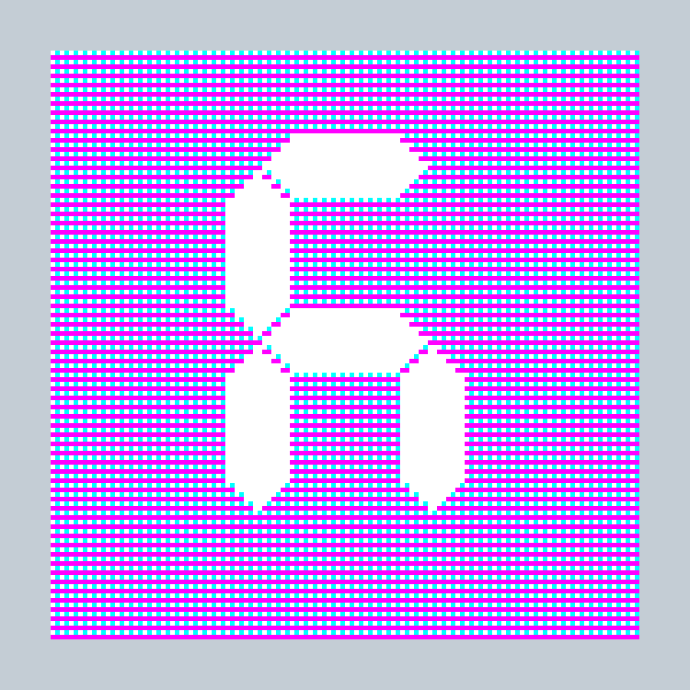 Art Blocks - Art Blocks v2 - 27-Bit Digital #418 - NFT # 21000418