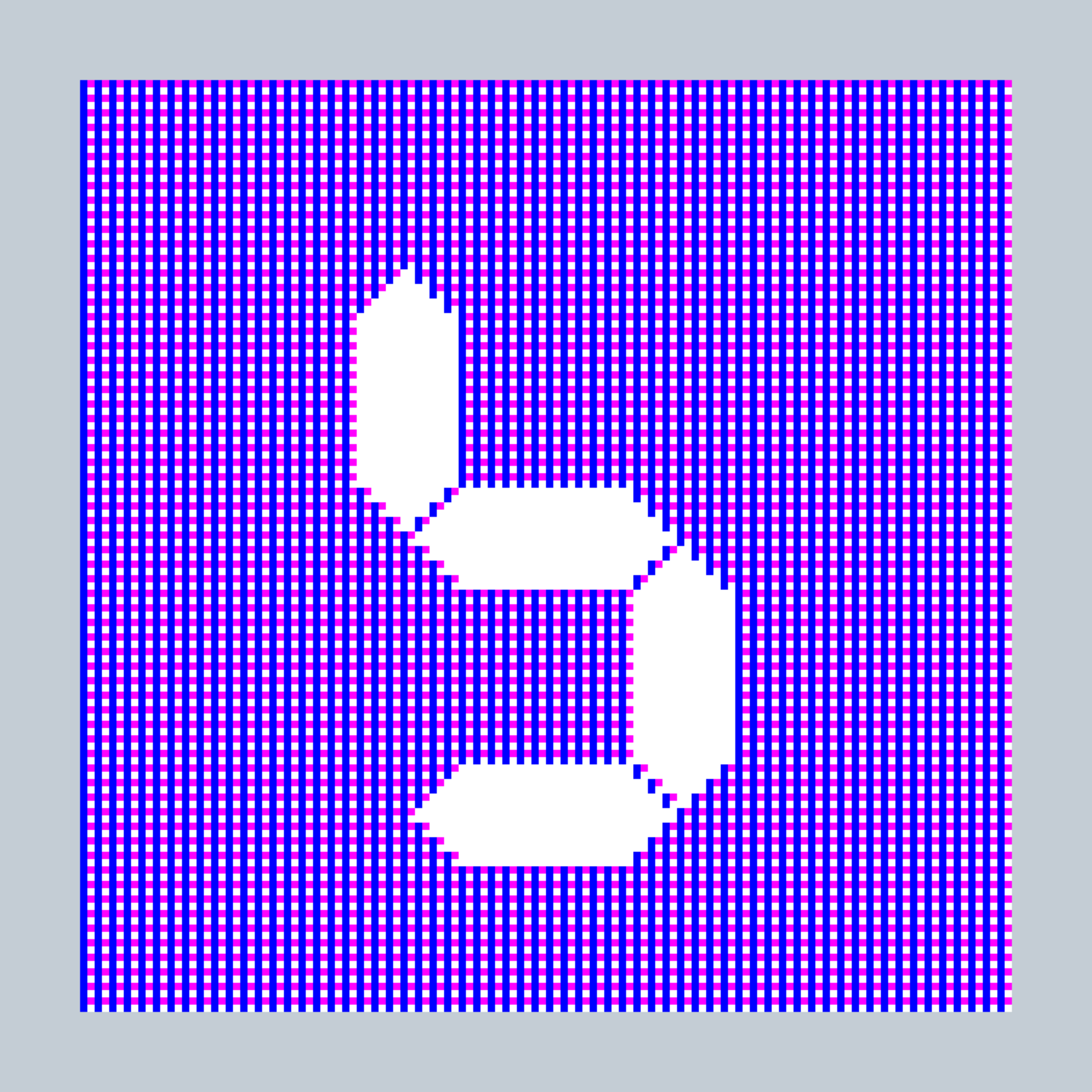 Art Blocks - Art Blocks v2 - 27-Bit Digital #420 - NFT # 21000420