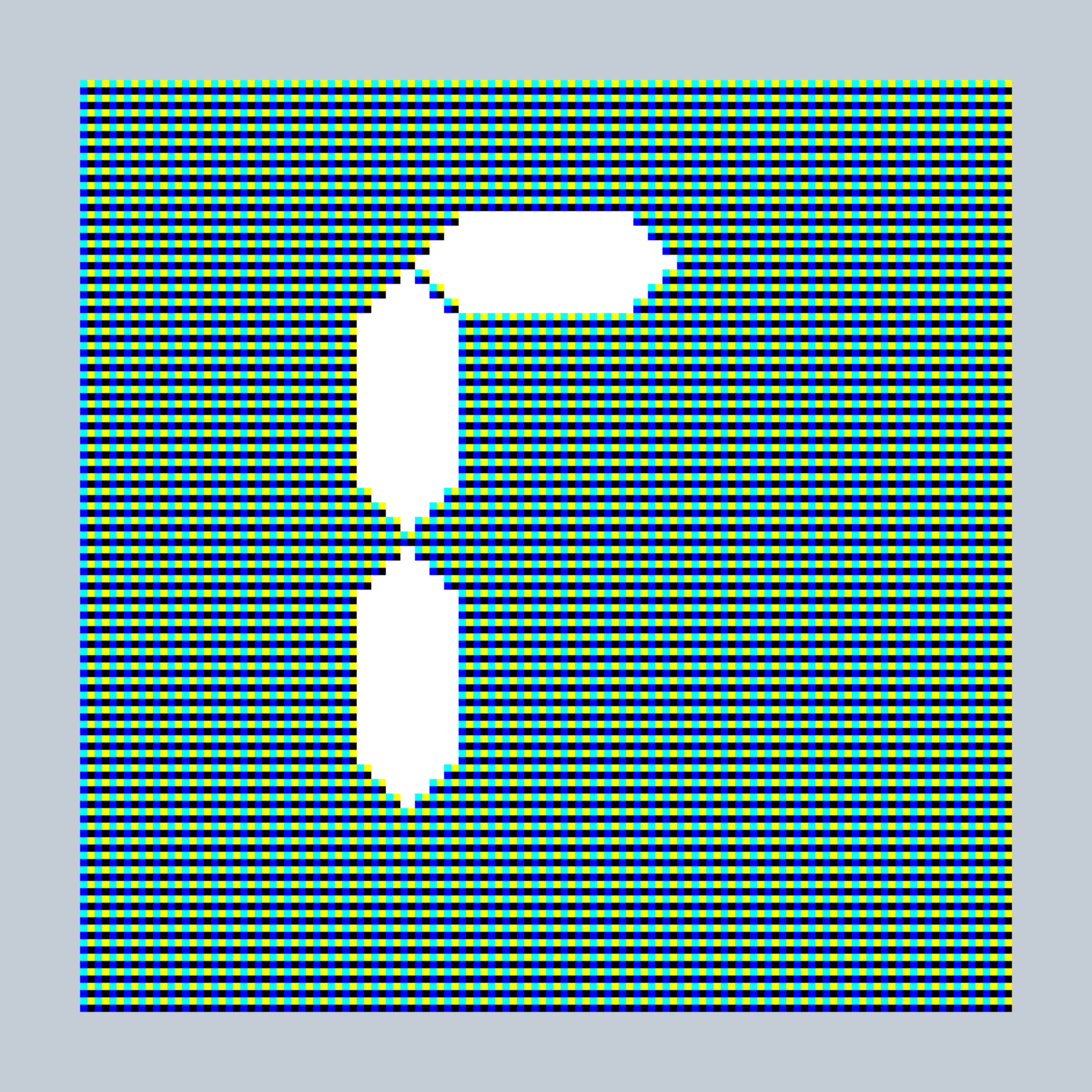 Art Blocks - Art Blocks v2 - 27-Bit Digital #424 - NFT # 21000424