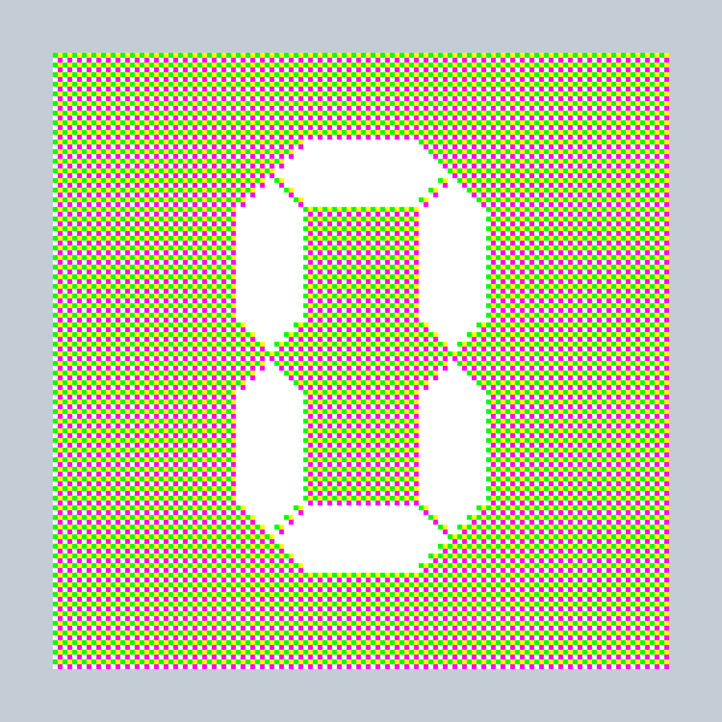 Art Blocks - Art Blocks v2 - 27-Bit Digital #425 - NFT # 21000425